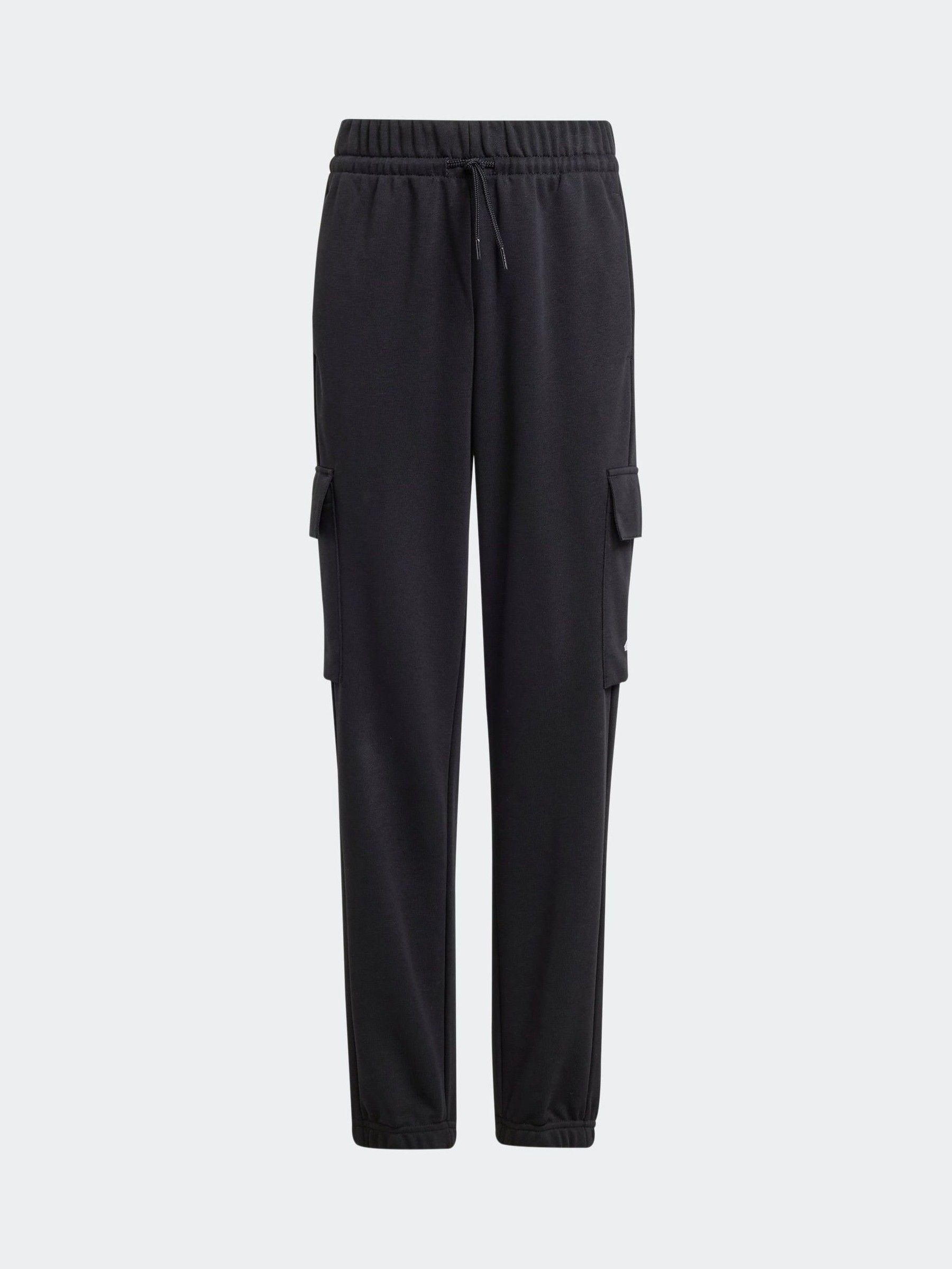 Adidas Ragazzo Nero Pantaloni Da Jogging Essentials Cargo Per Bambini - Immagine 1