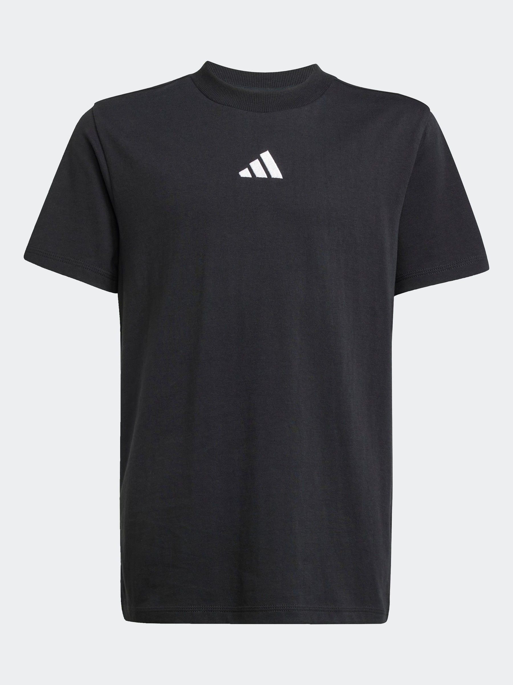 Adidas Ragazzo Nero Maglietta Essentials Per Bambini - Immagine 1