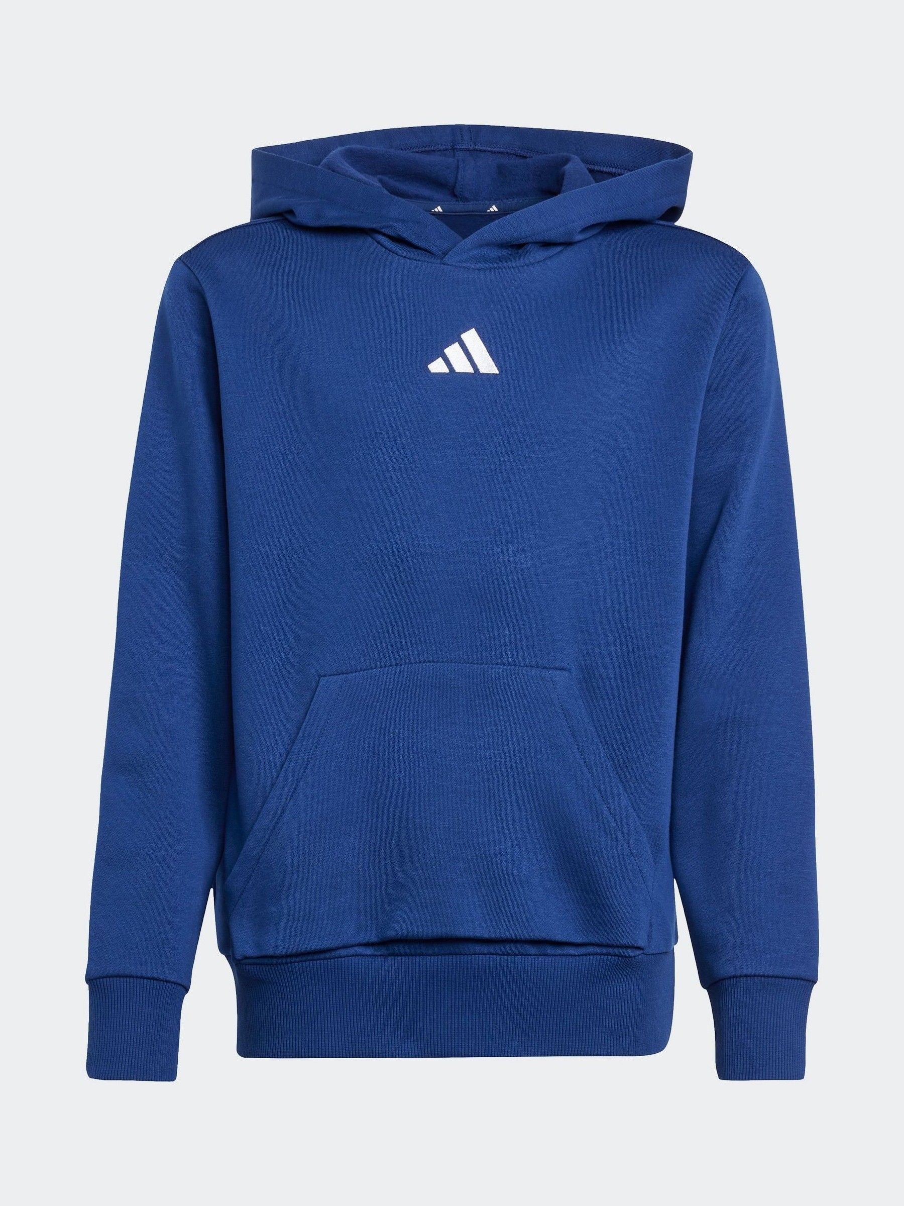 Adidas Blu Felpa Con Cappuccio Per Bambini Essentials - Immagine 3