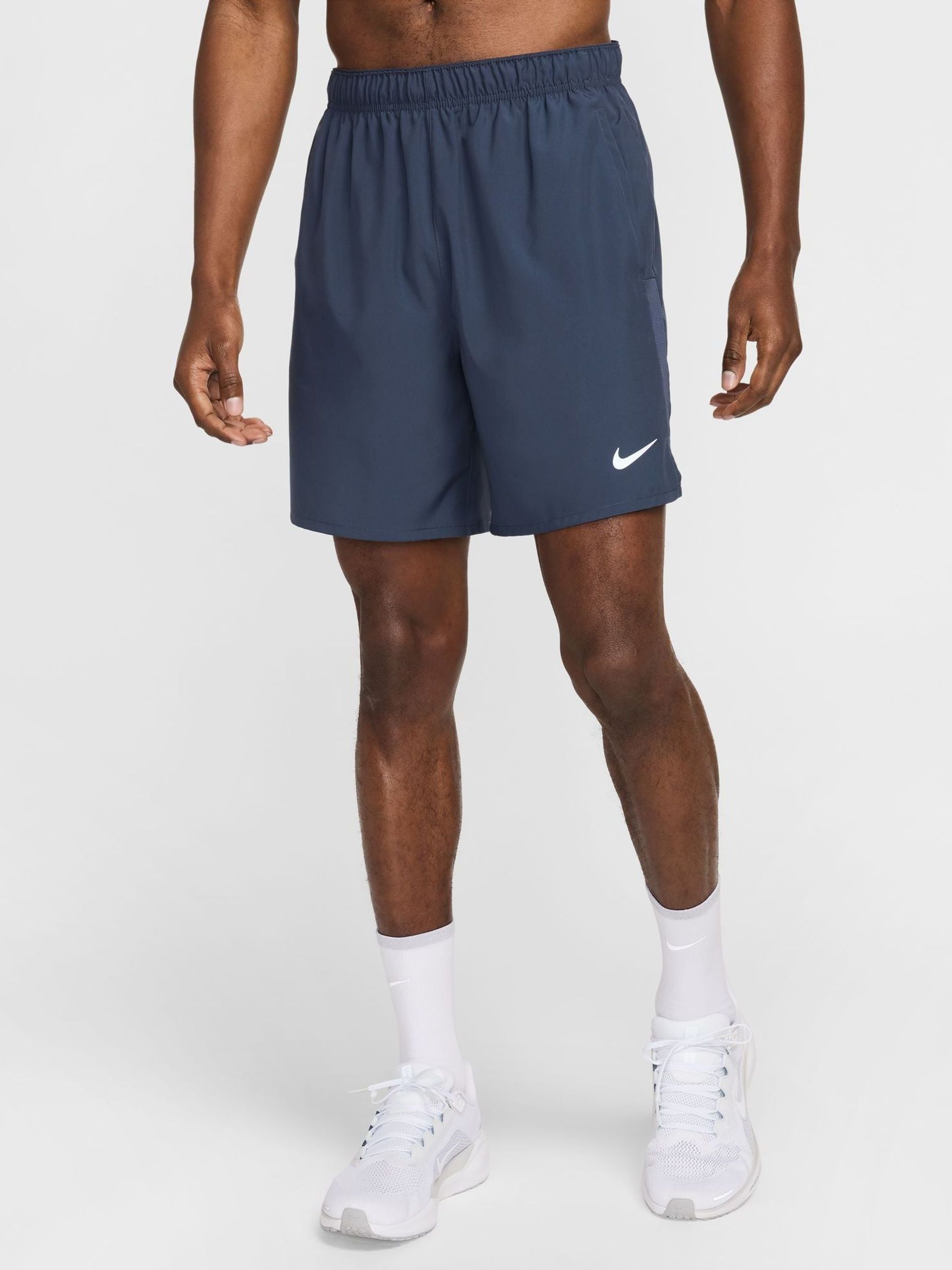 Nike Férfiak Thunder Kék Dri-Fit Challenger Unlined Futás Rövidnadrágok