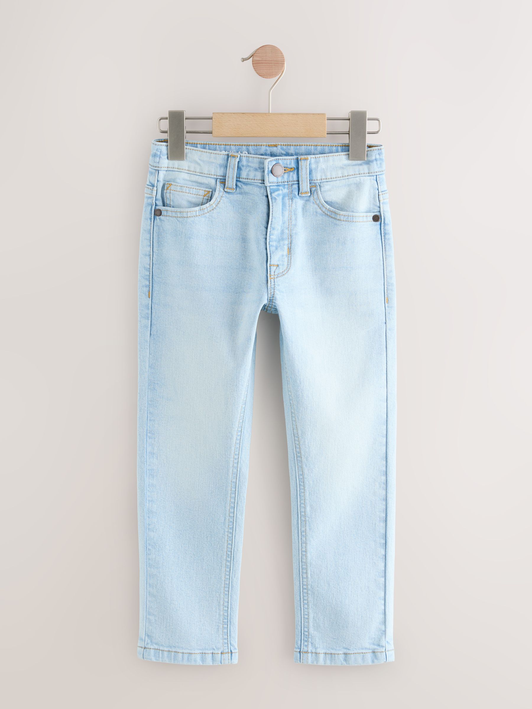 Next Bleach Wash Regular Fit Stretch Jeans (3-17Yrs)