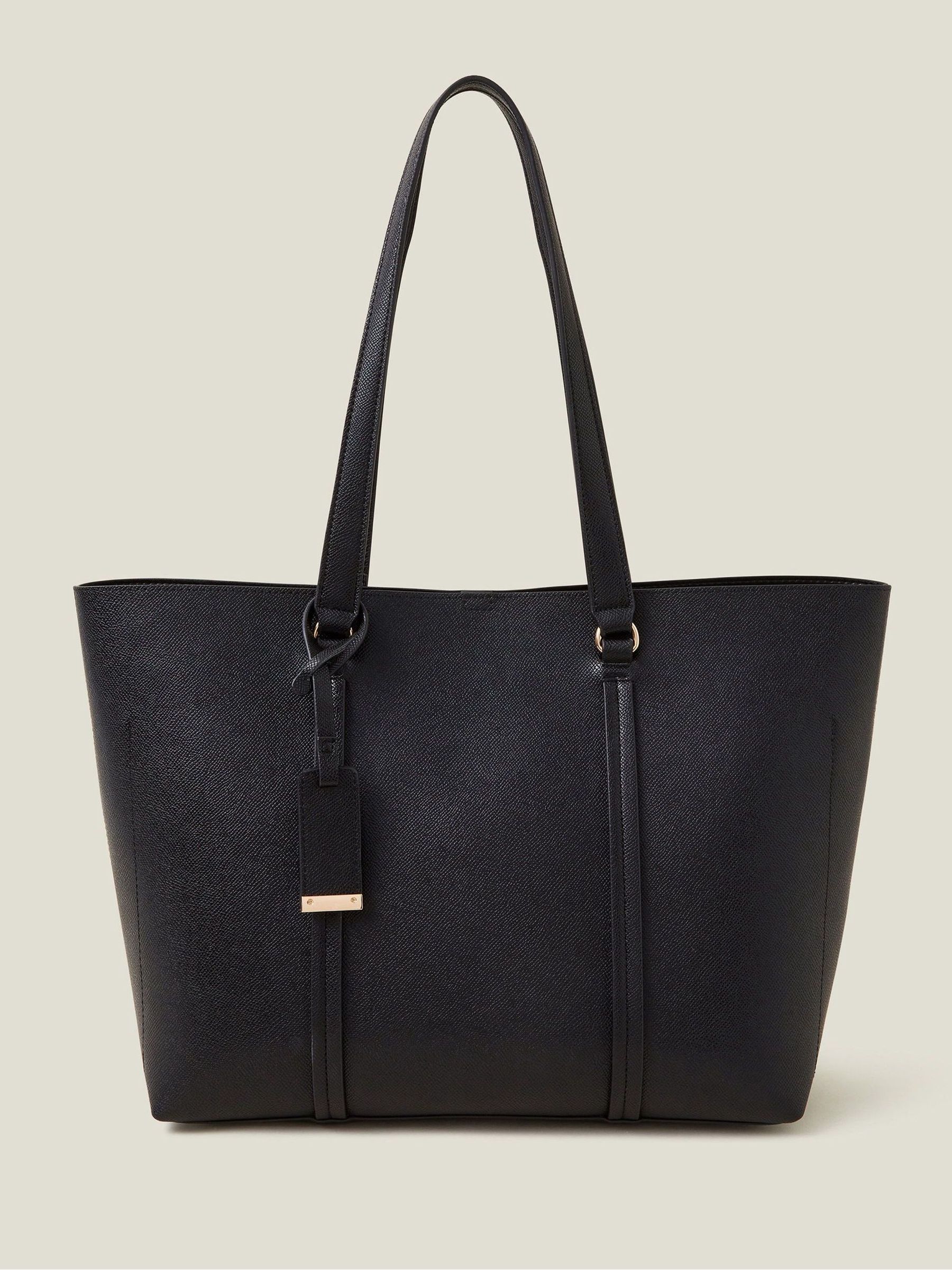 Accessorize Black Classic Large Tote Bag