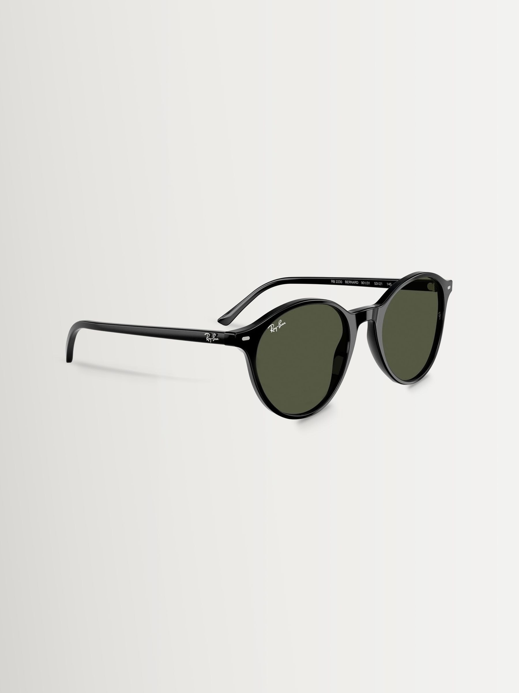 Next - Ray-Ban Unisex Ray-Ban Black Bernard Phantos Sunglasses