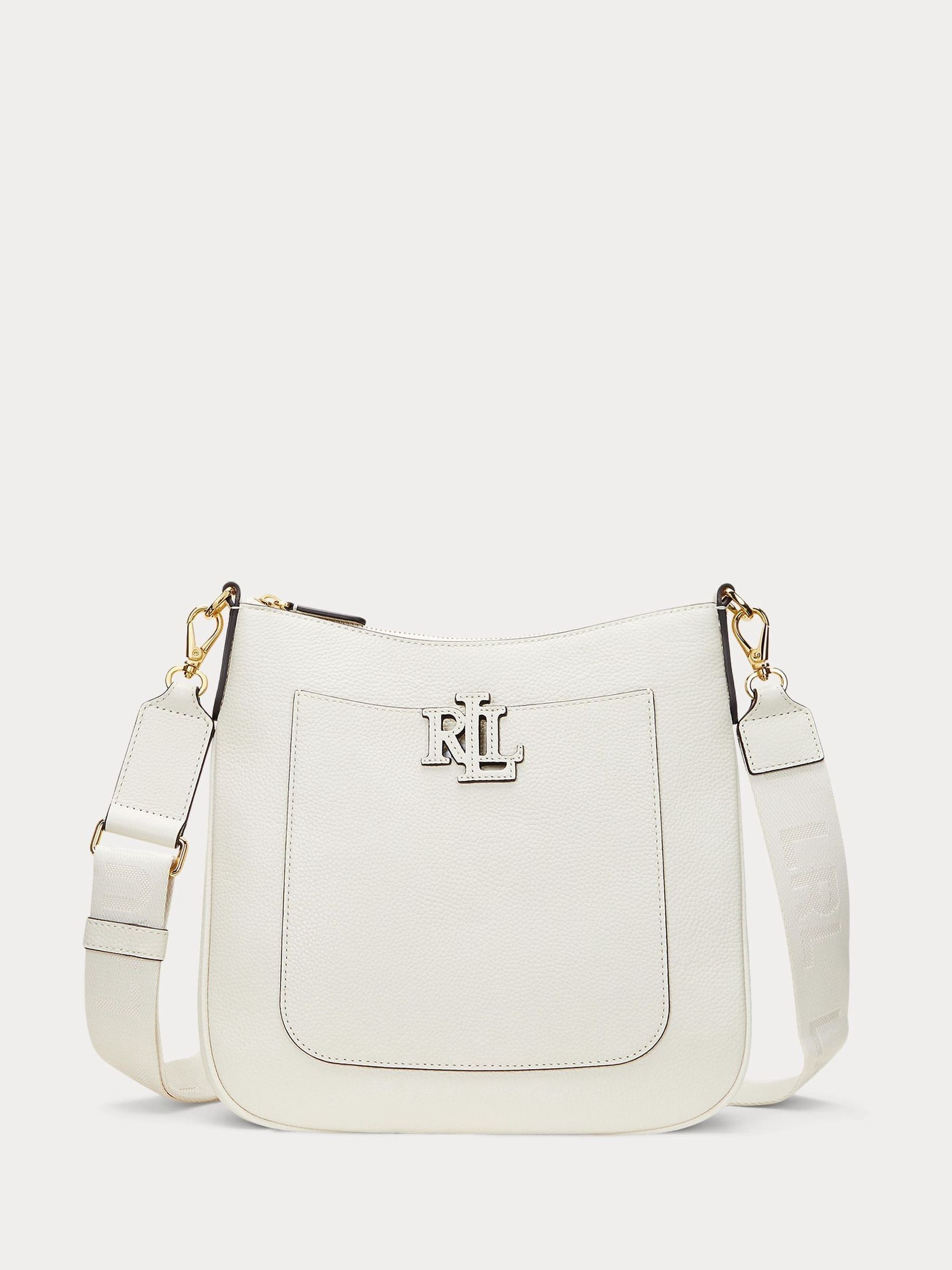 Lauren Ralph Lauren Cameryn Pebbled Leather Stor Axelväska