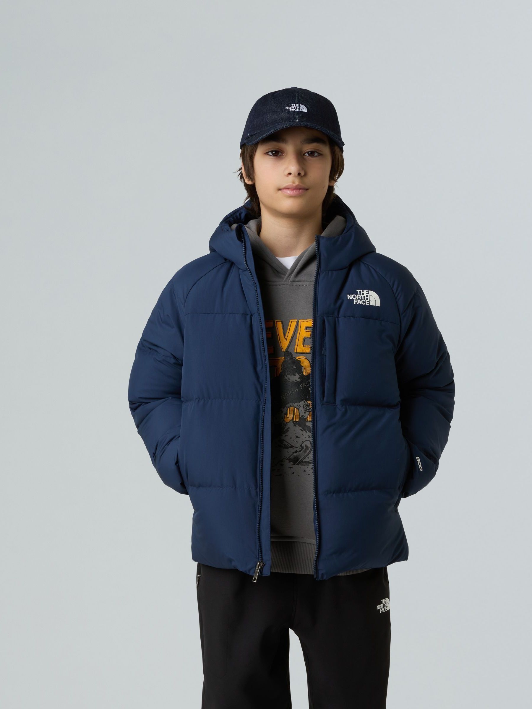 Next - The North Face Blue North Down Hooded Jacket