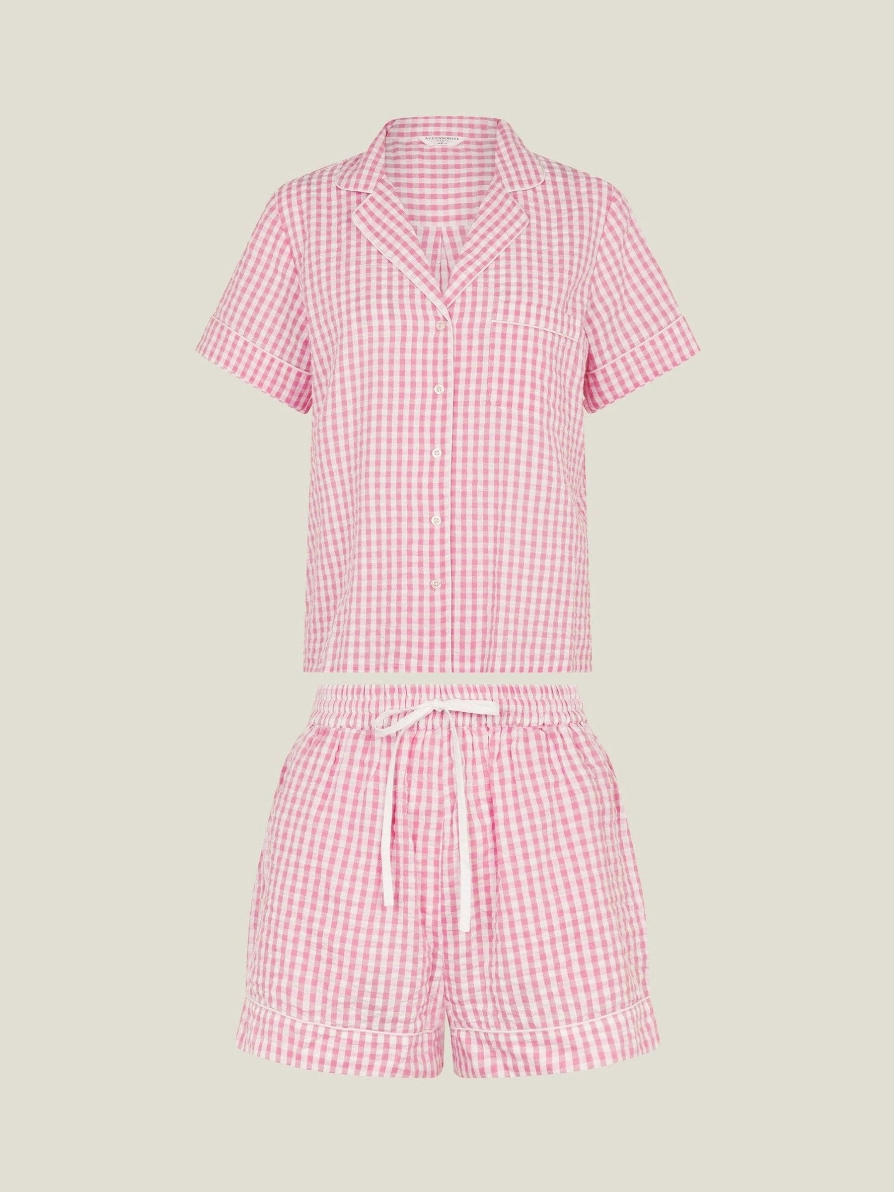 Next - Accessorize Ternet Short 100% Bomuld Pyjamassæt