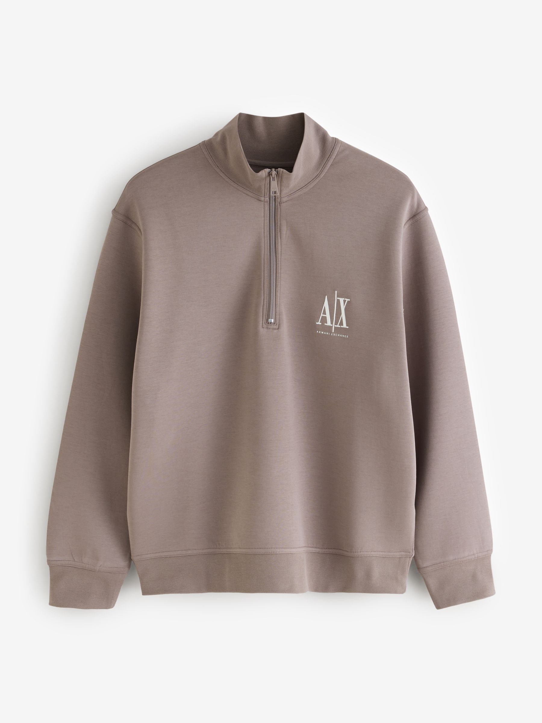 Armani Exchange Natural Regular Fit Logo Sweatshirt