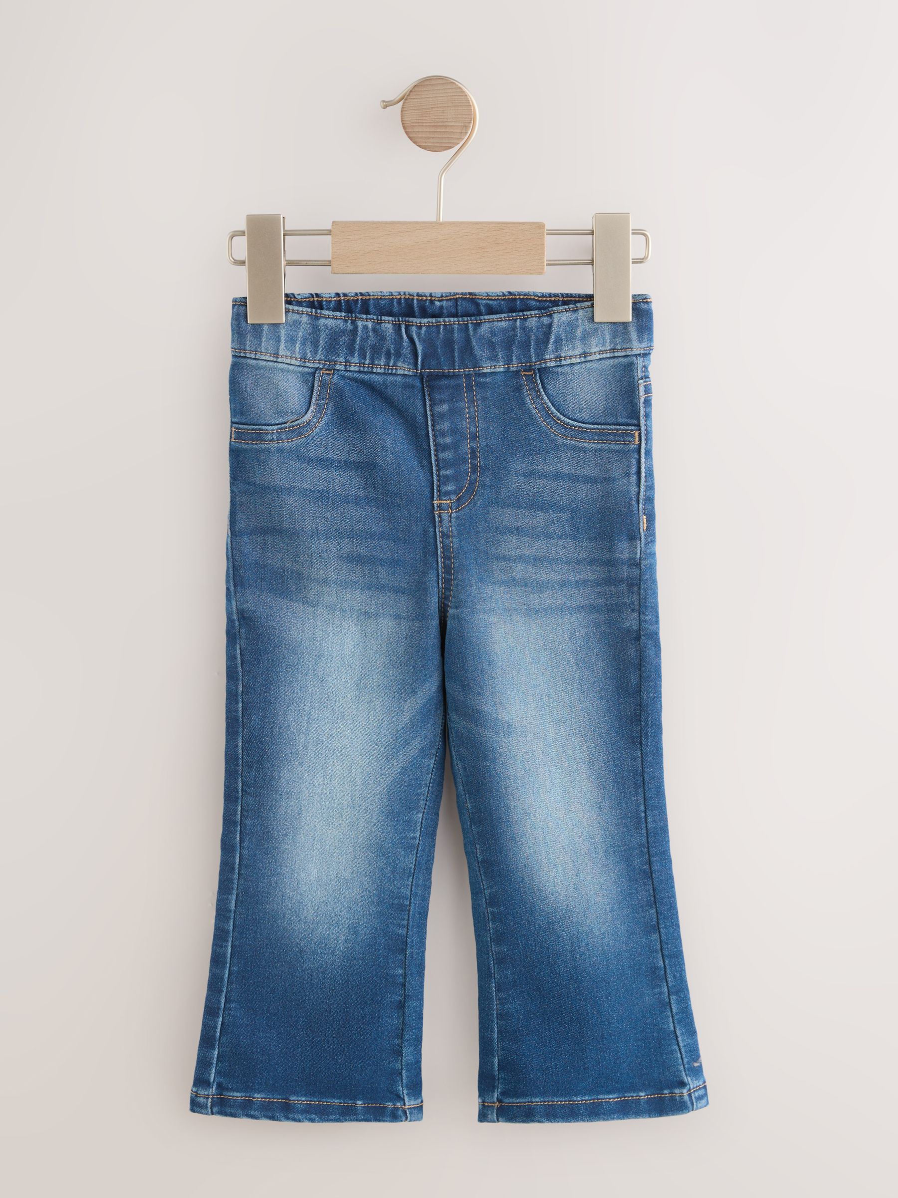 Next Mid Blue Denim Flare Jeans (3Mths-7Yrs)