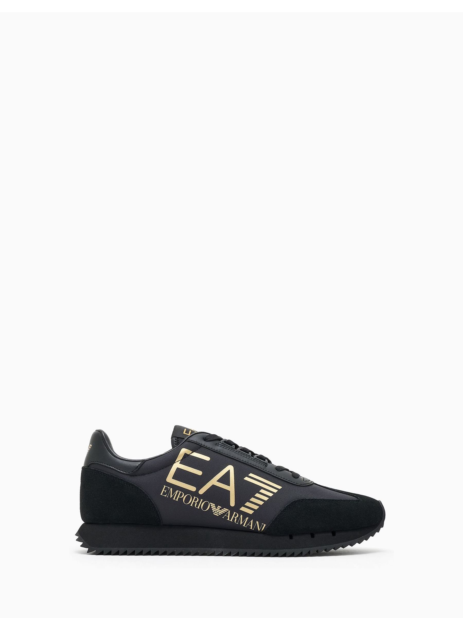 Ea7 Black Logo Trainers