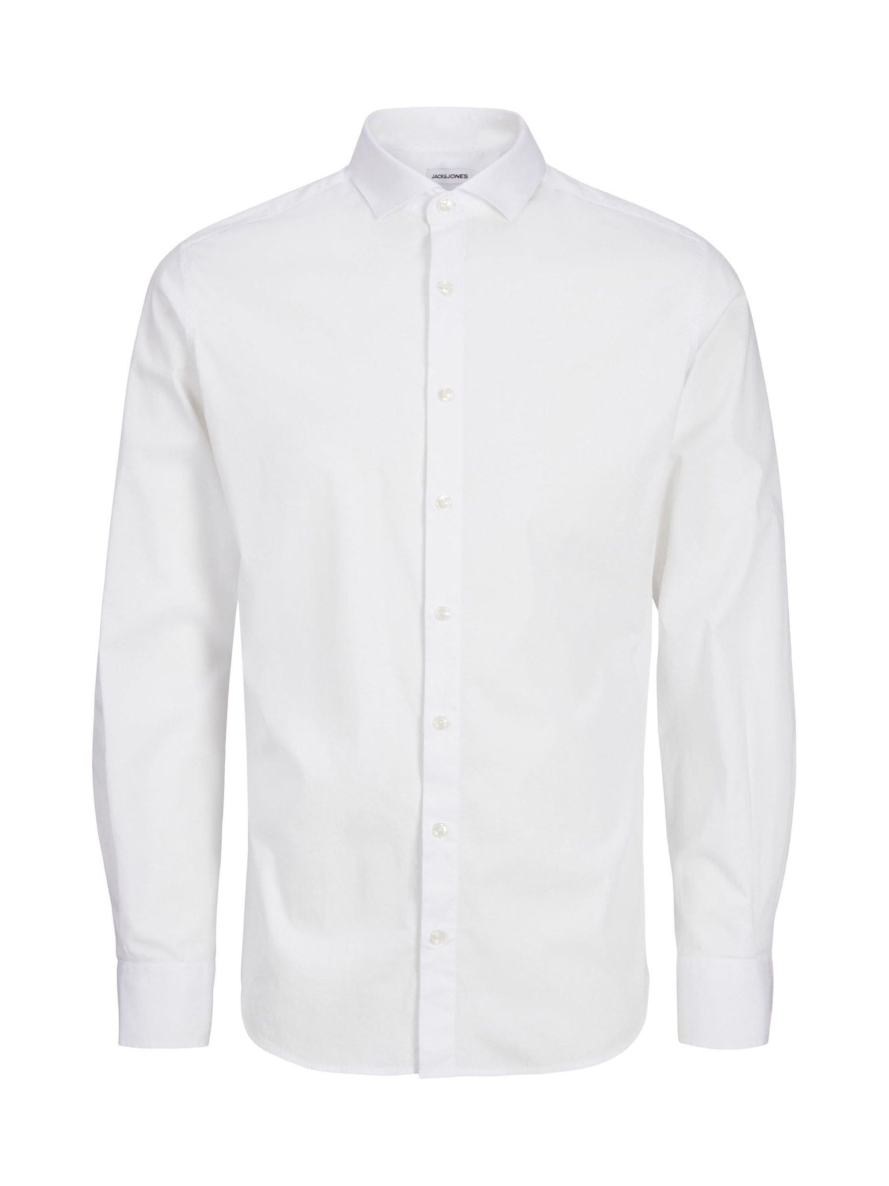 Jack & Jones, Jungen, Hemden, Jjeaxel Stretch Shirt Ls Noos Jnr, Weiss, (176) - Bild 5