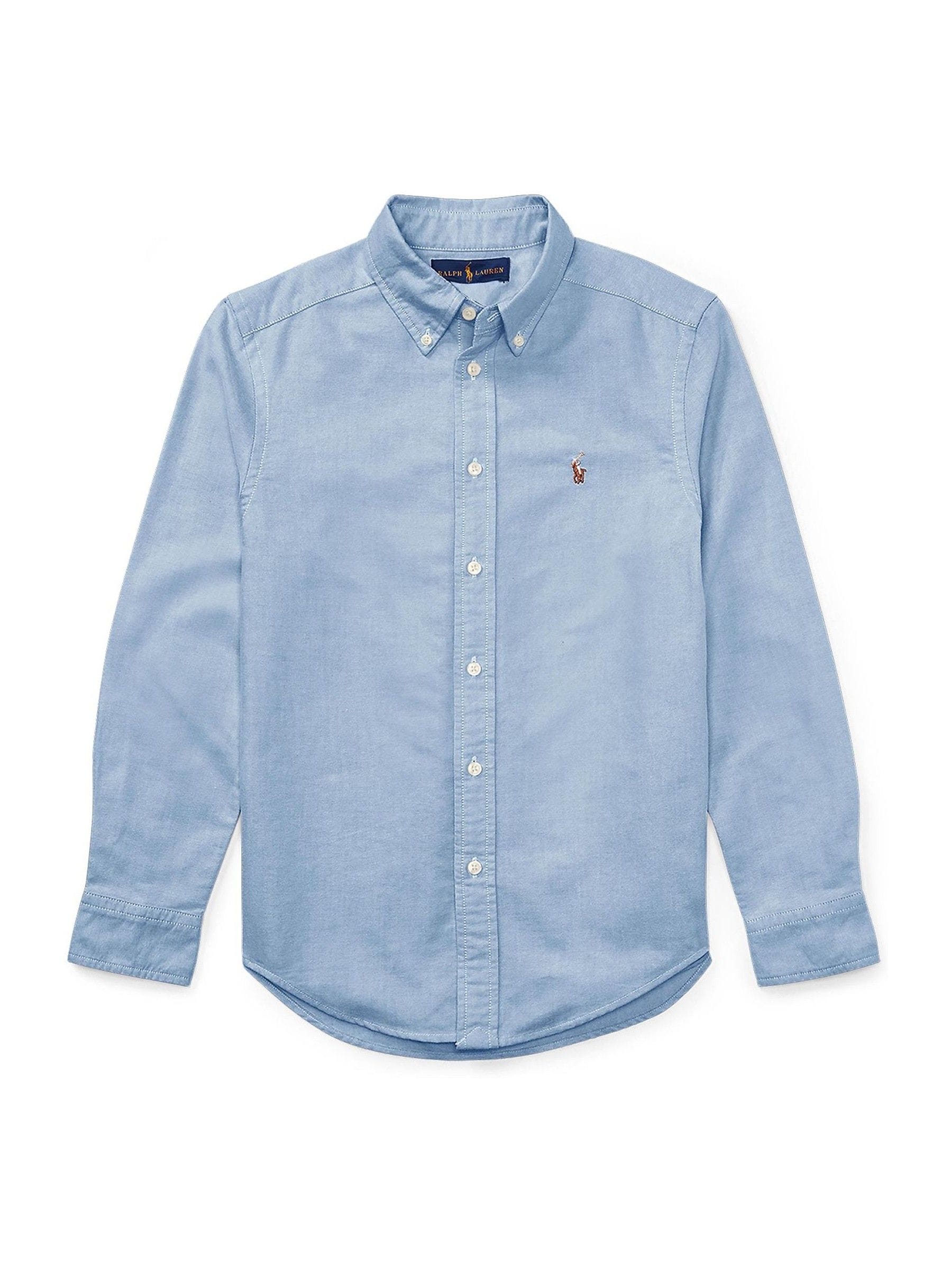 Next - Polo Ralph Lauren Chłopcy Niebieski Koszula Oxford Iconic Pony