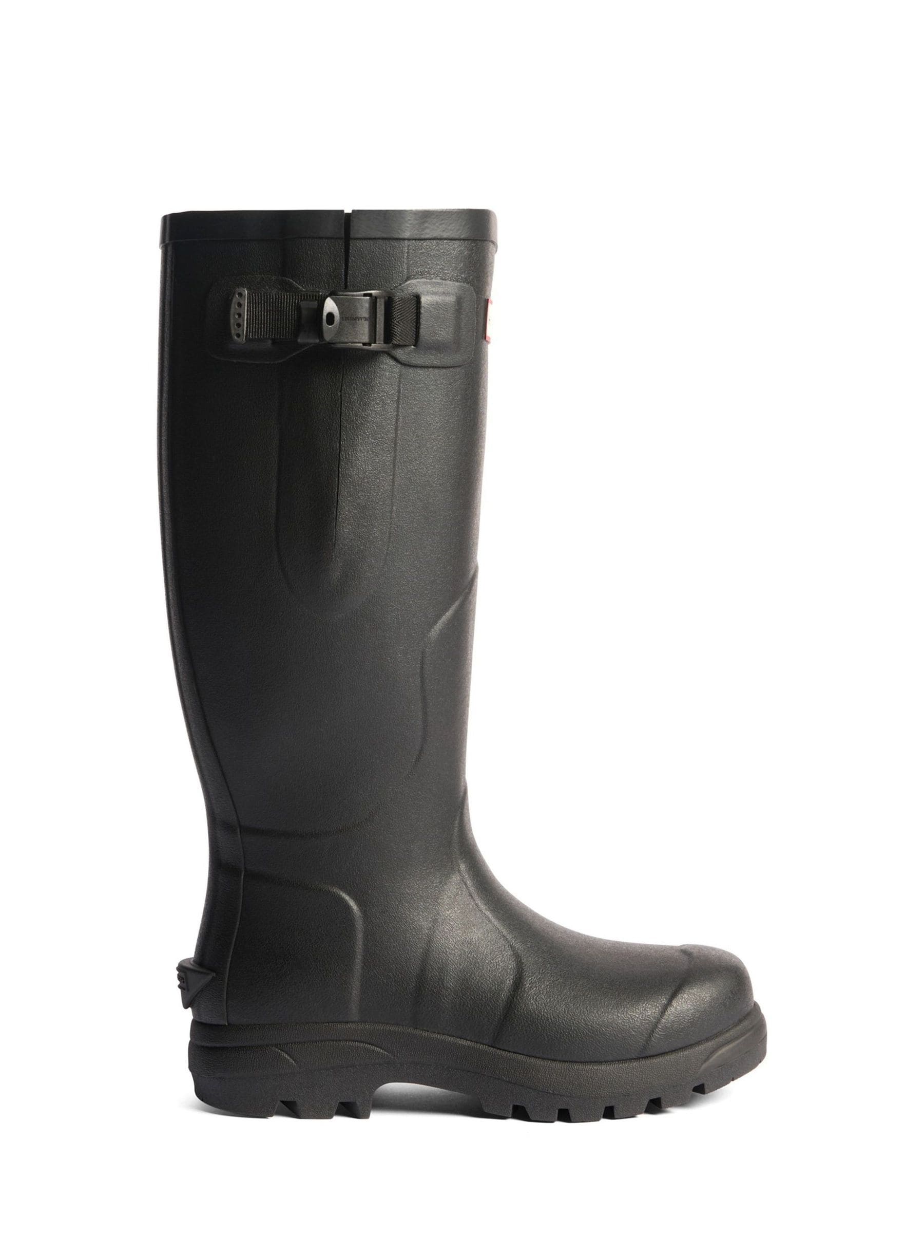 Hunter Black Balmoral Adjustable Wellies