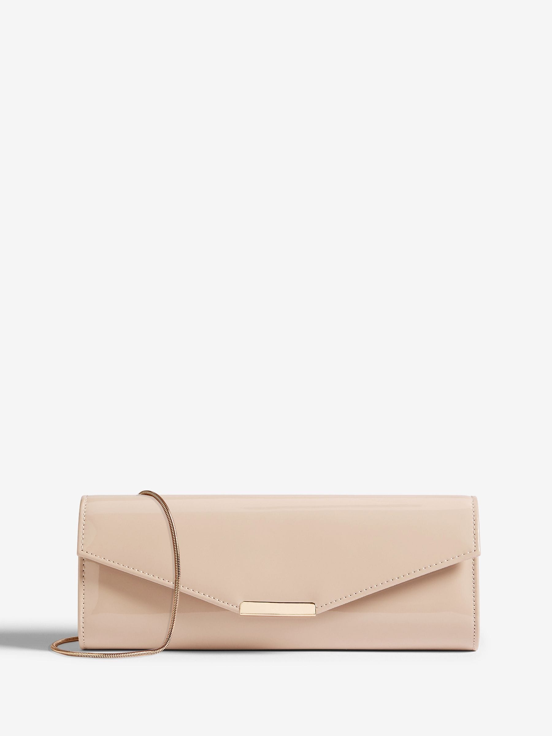 Next - Lipsy Nude Clutch Bag