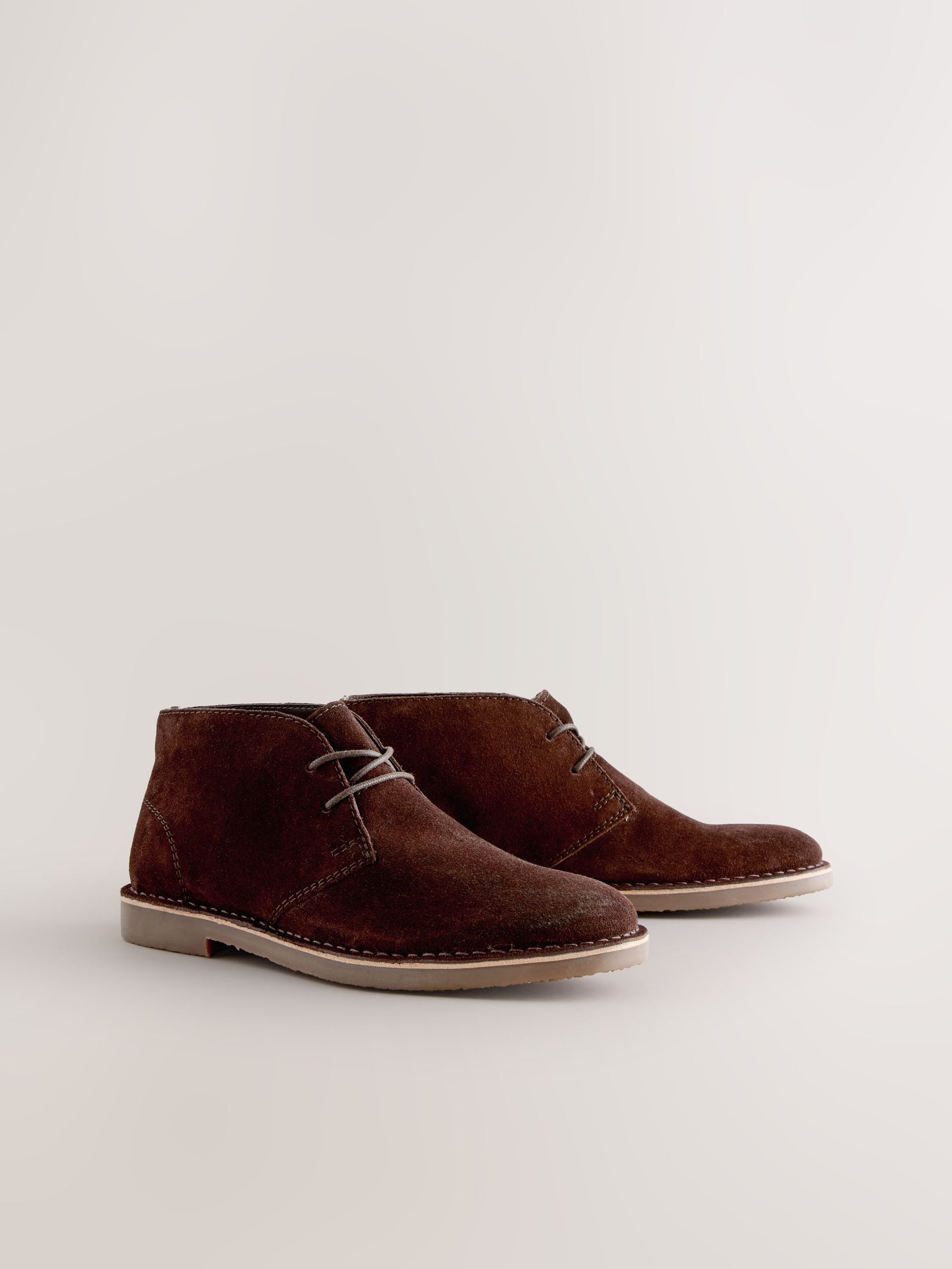 Next Brown Suede Desert Boots