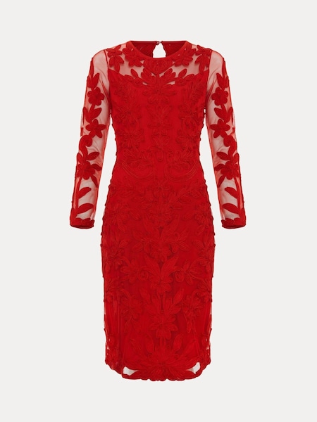 Phase Eight Red Angeline Midaxi Dress