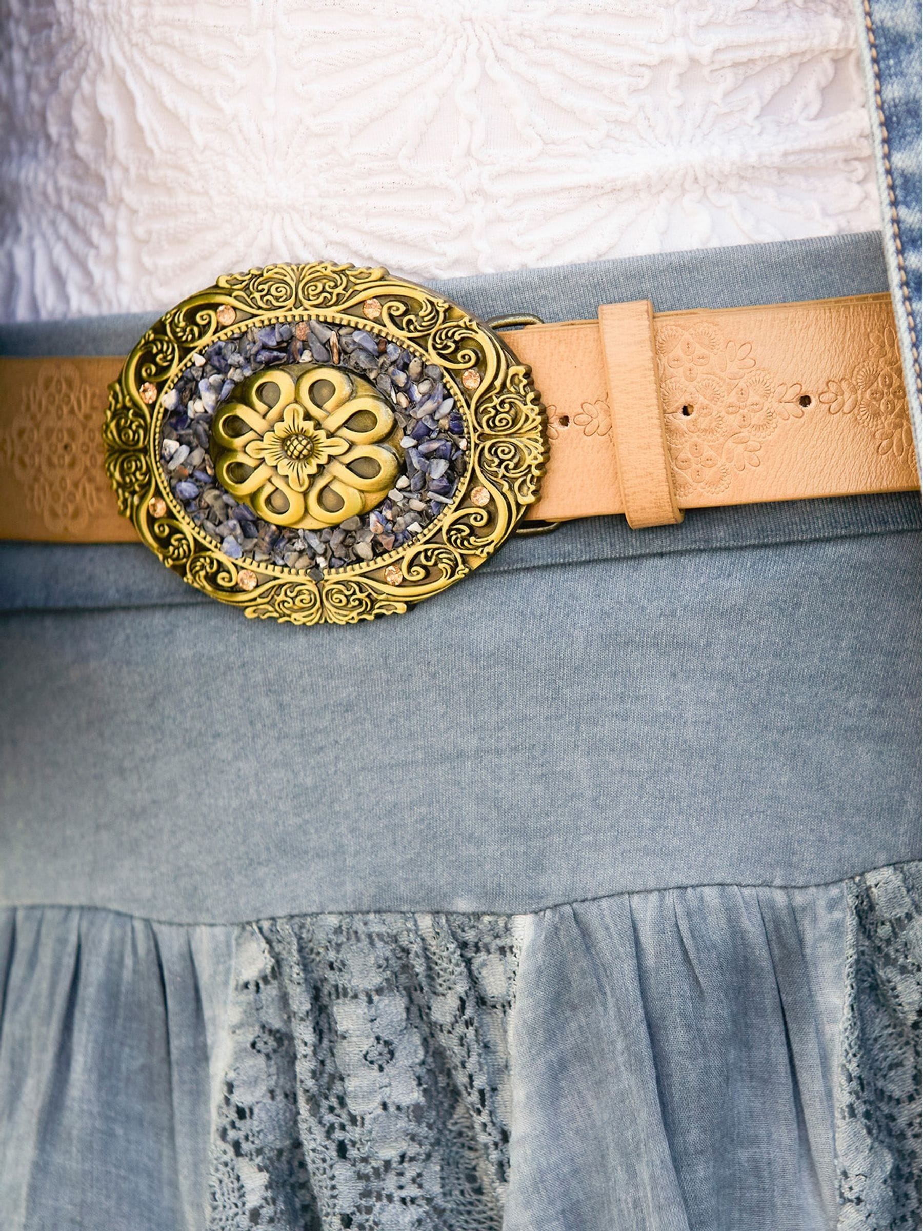 Joe Browns Brown Intricate Embossed Belt