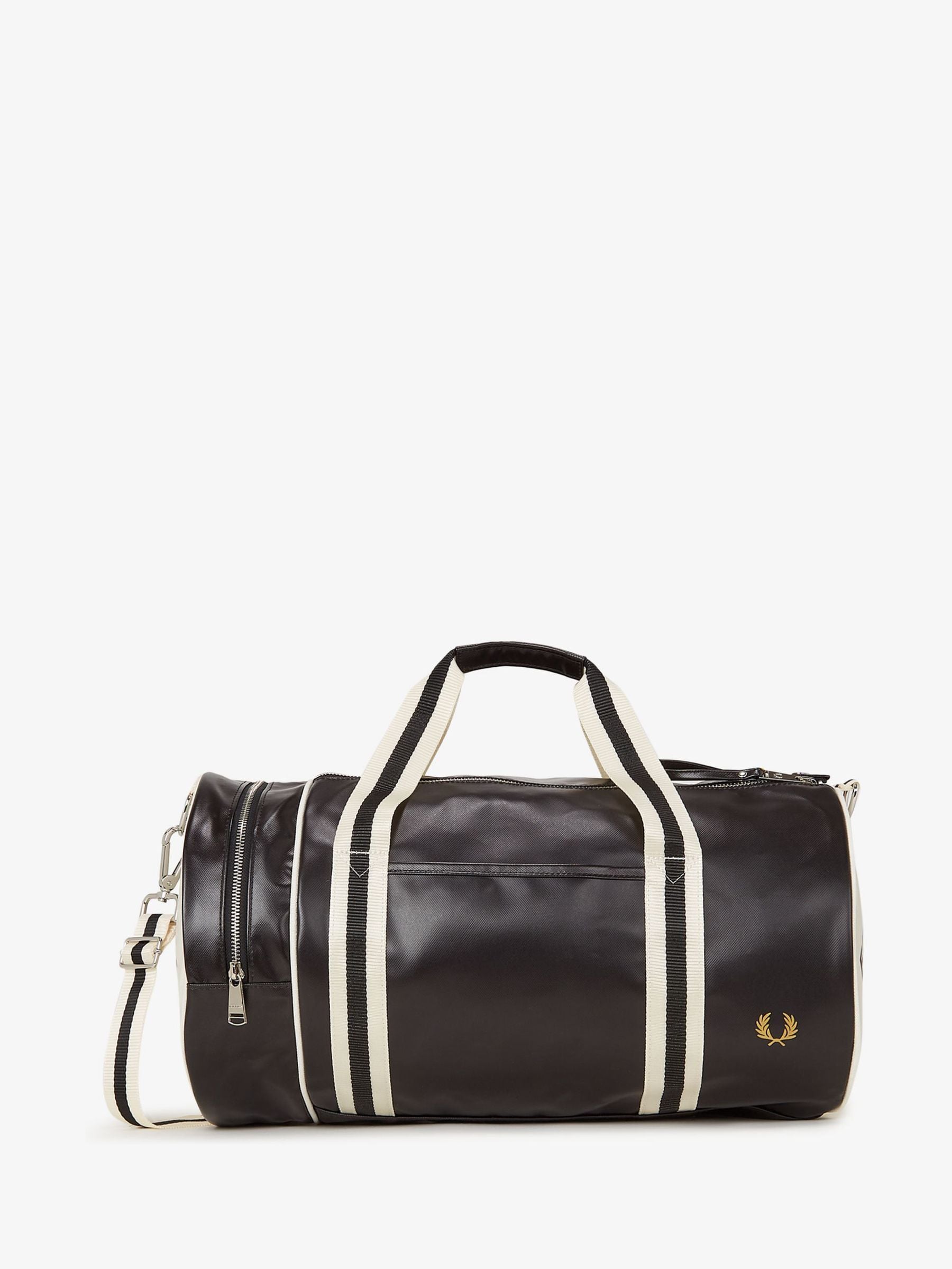 Fred Perry - Classic Barrel Bag - Bags - Herren - Schwarzk - One Size - Bild 12
