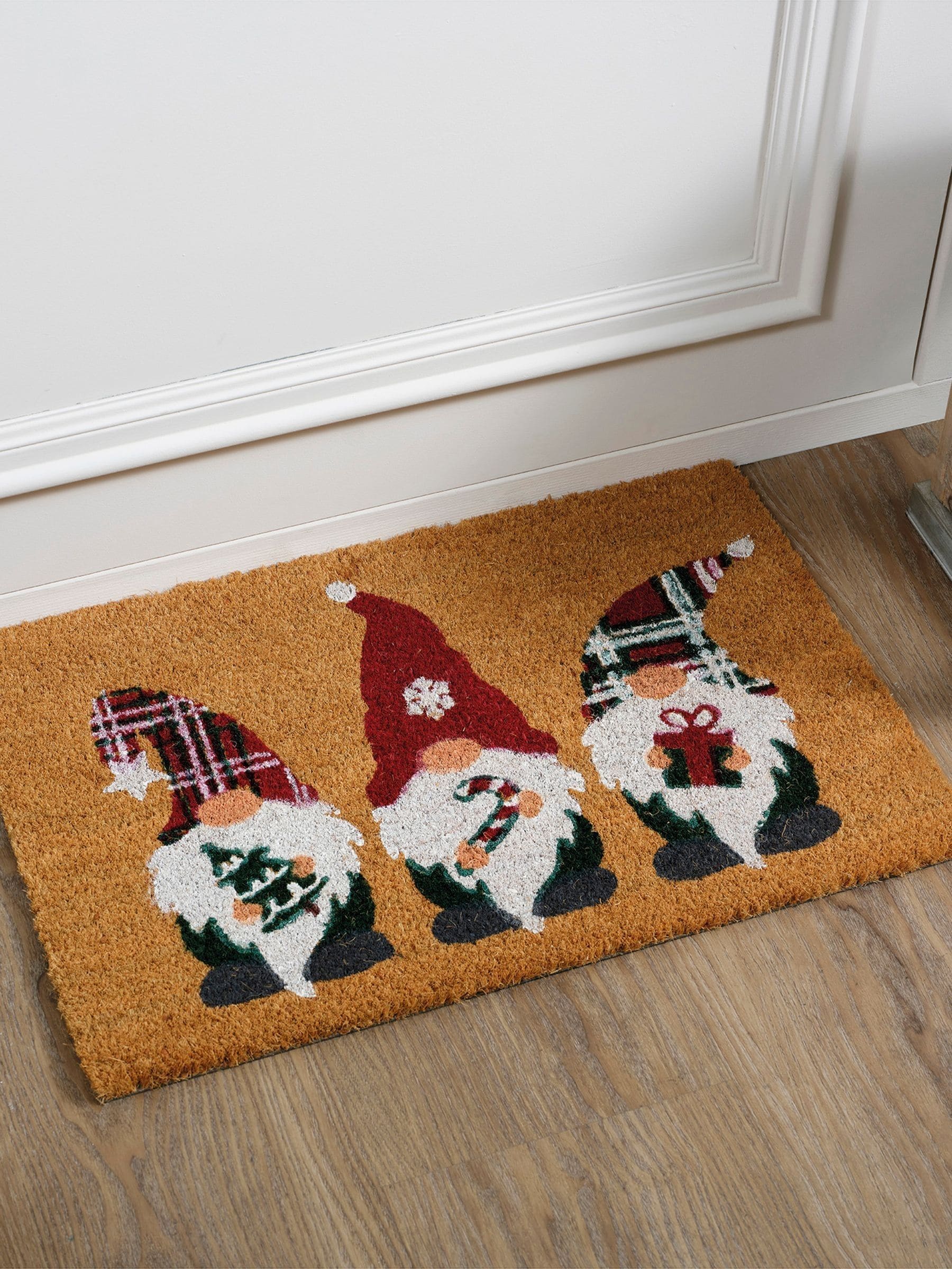 Decoris Gonk Christmas Doormat