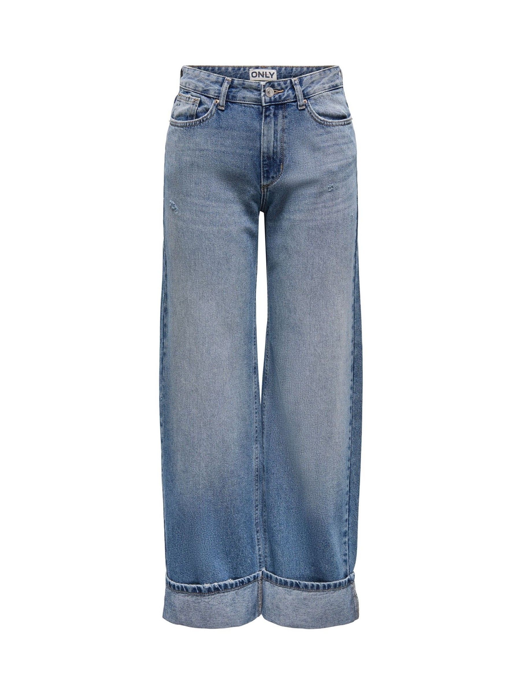 Only Ella Jean Pliable Large Taille Mi-Haute