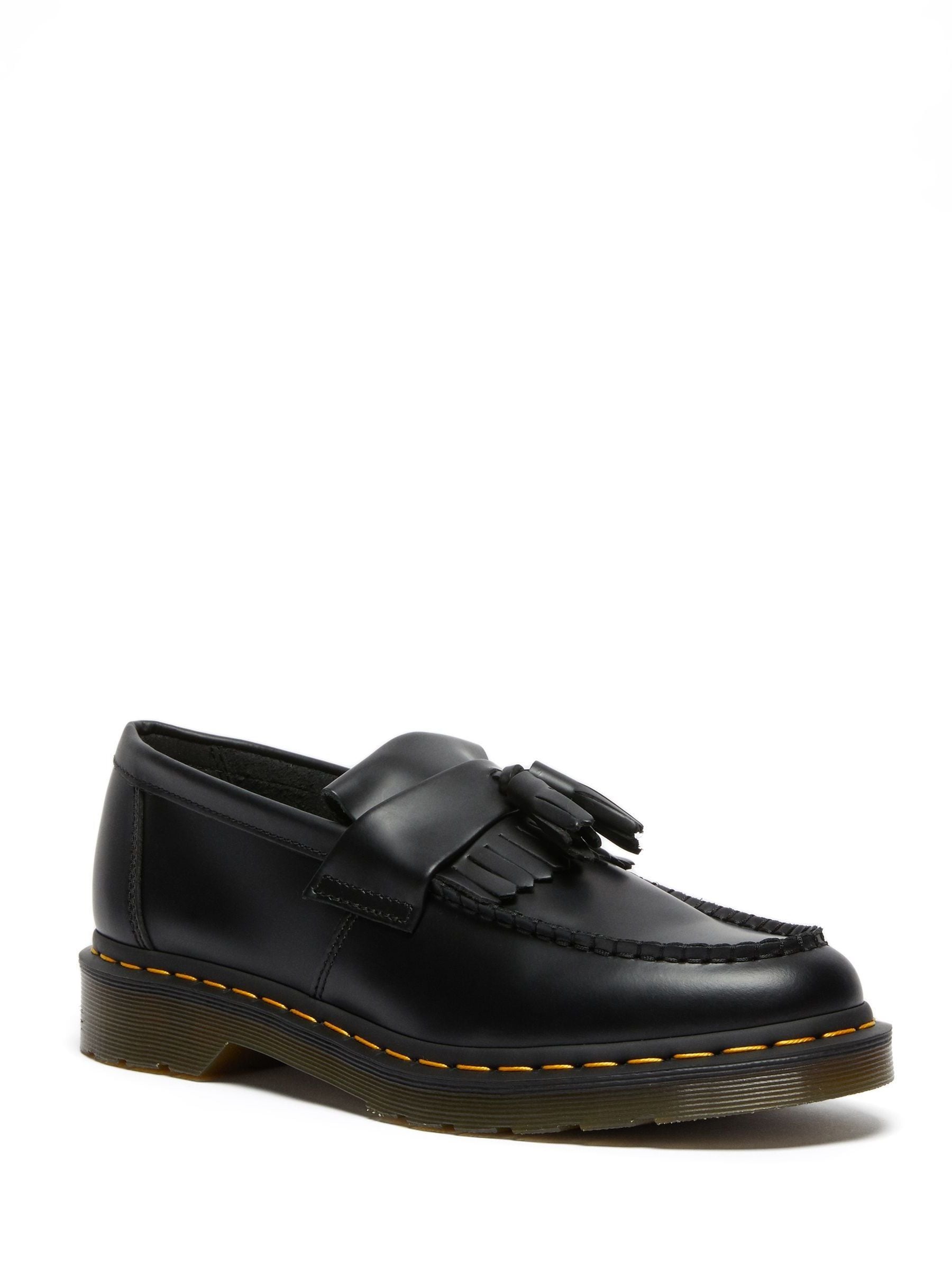 Dr. Martens Unisex Black Smooth Scarpe Adrian Ys 12 - Immagine 4