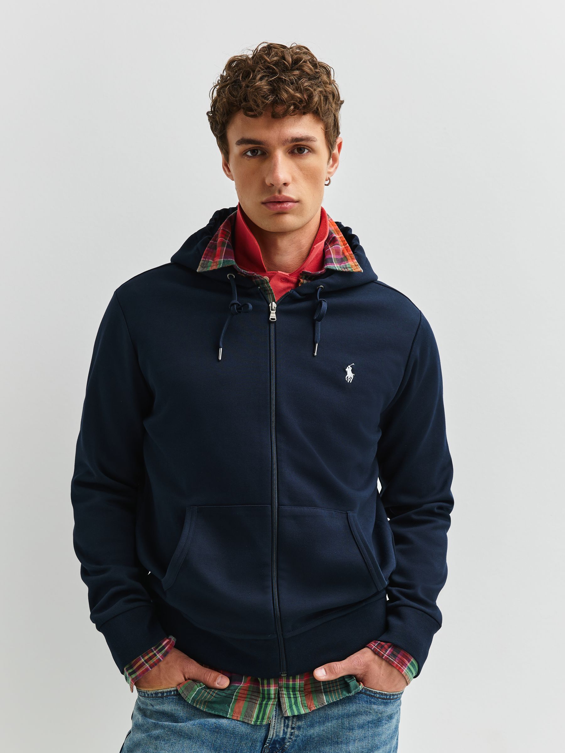 Polo Ralph Lauren Blue Long Sleeve Zip-Up Hoodie