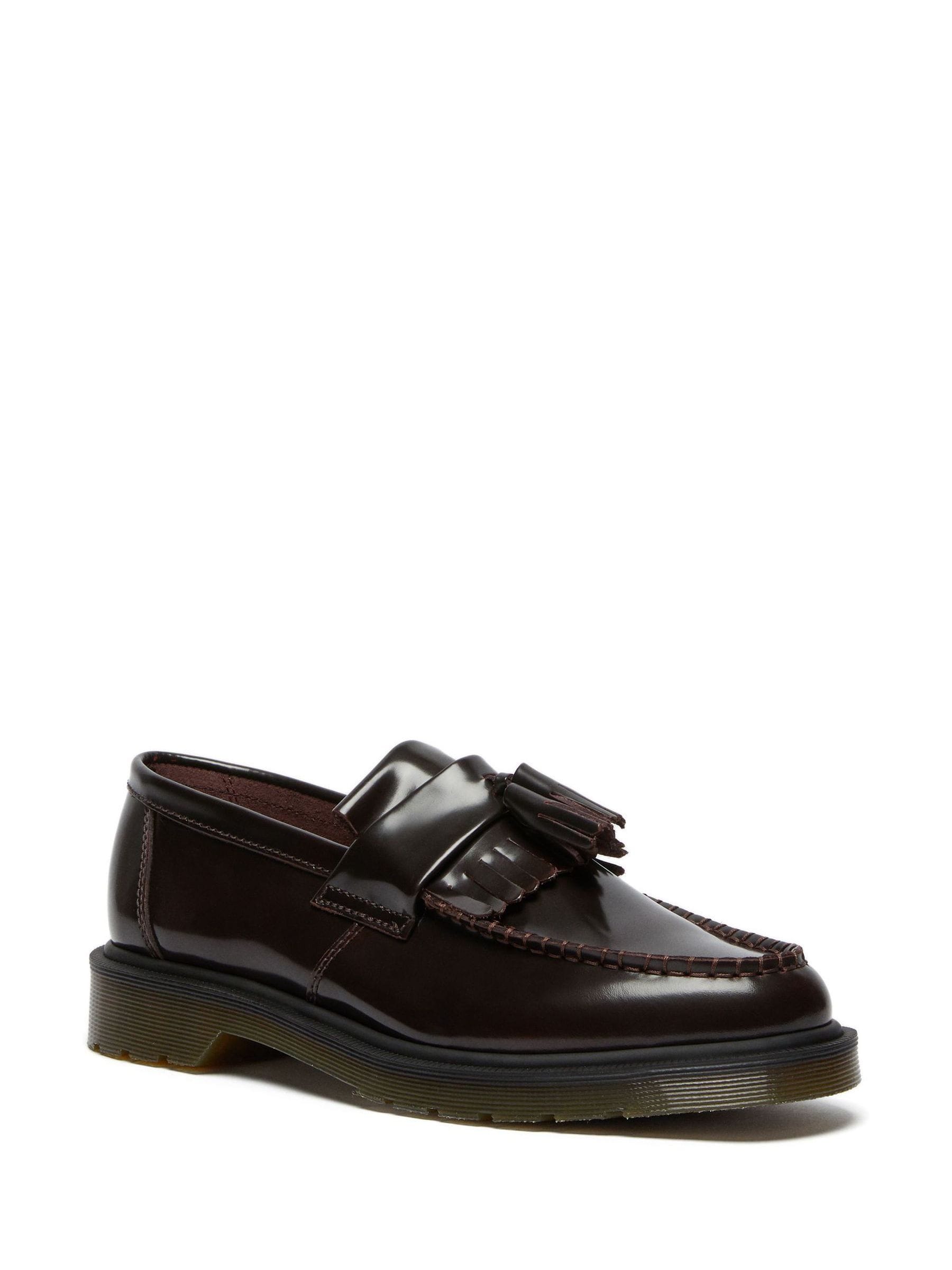 Dr. Martens Uomo Marrone - Mocassini Con Nappine Adrian In Pelle Arcadia - Shoes - 43 Eu - Immagine 4
