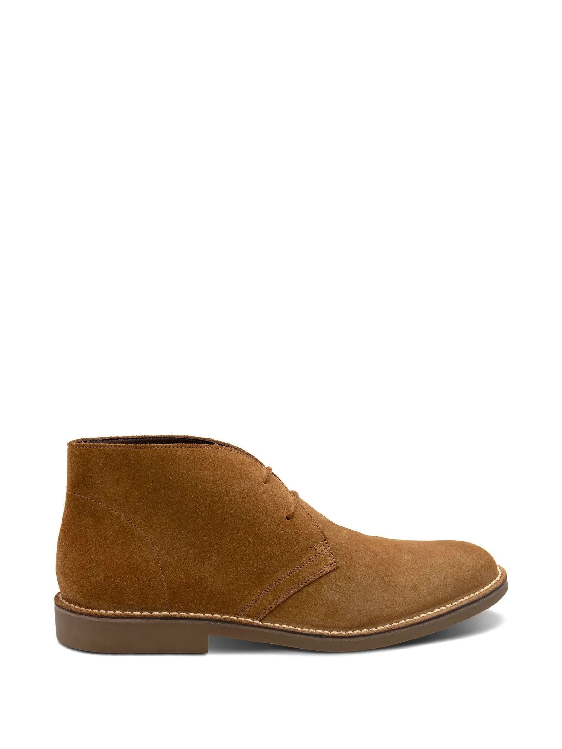Loake Brown Suede Desert Boots