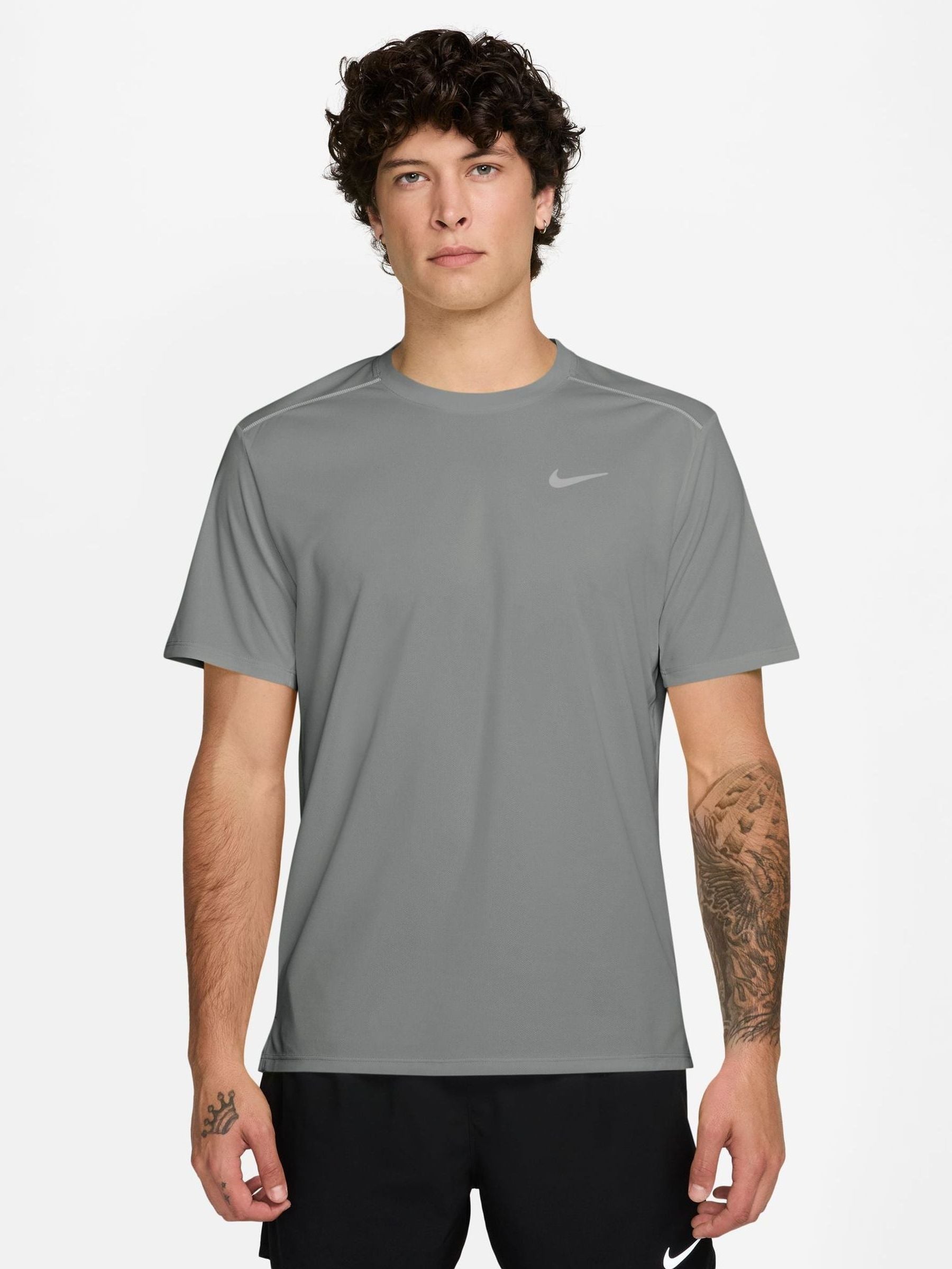 Nike - Miler - T-Shirt Da Running Uv Dri-Fit