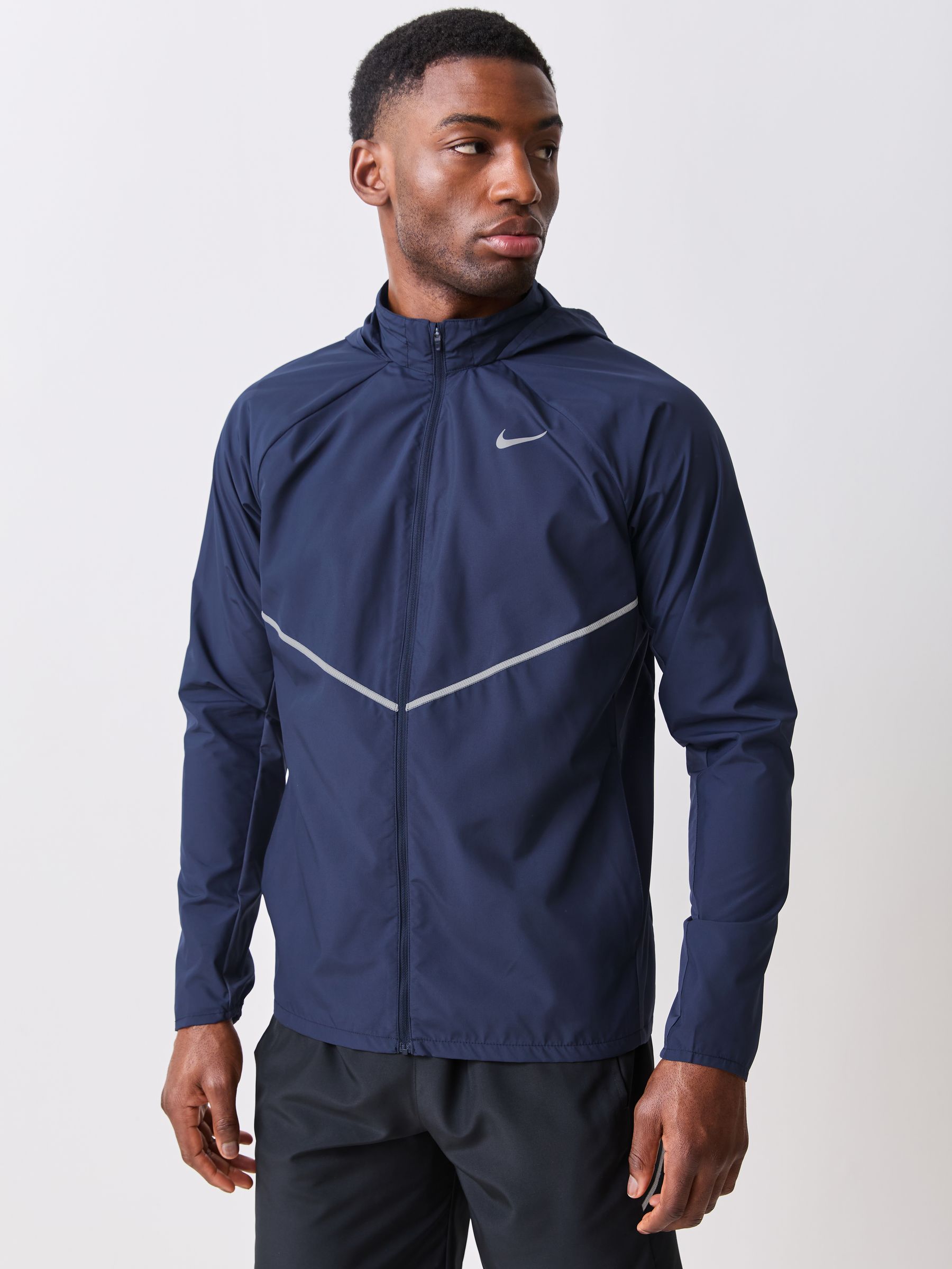 Nike Hombre Bleu Chaqueta Deportiva Repelente Al Agua - Imagen 4