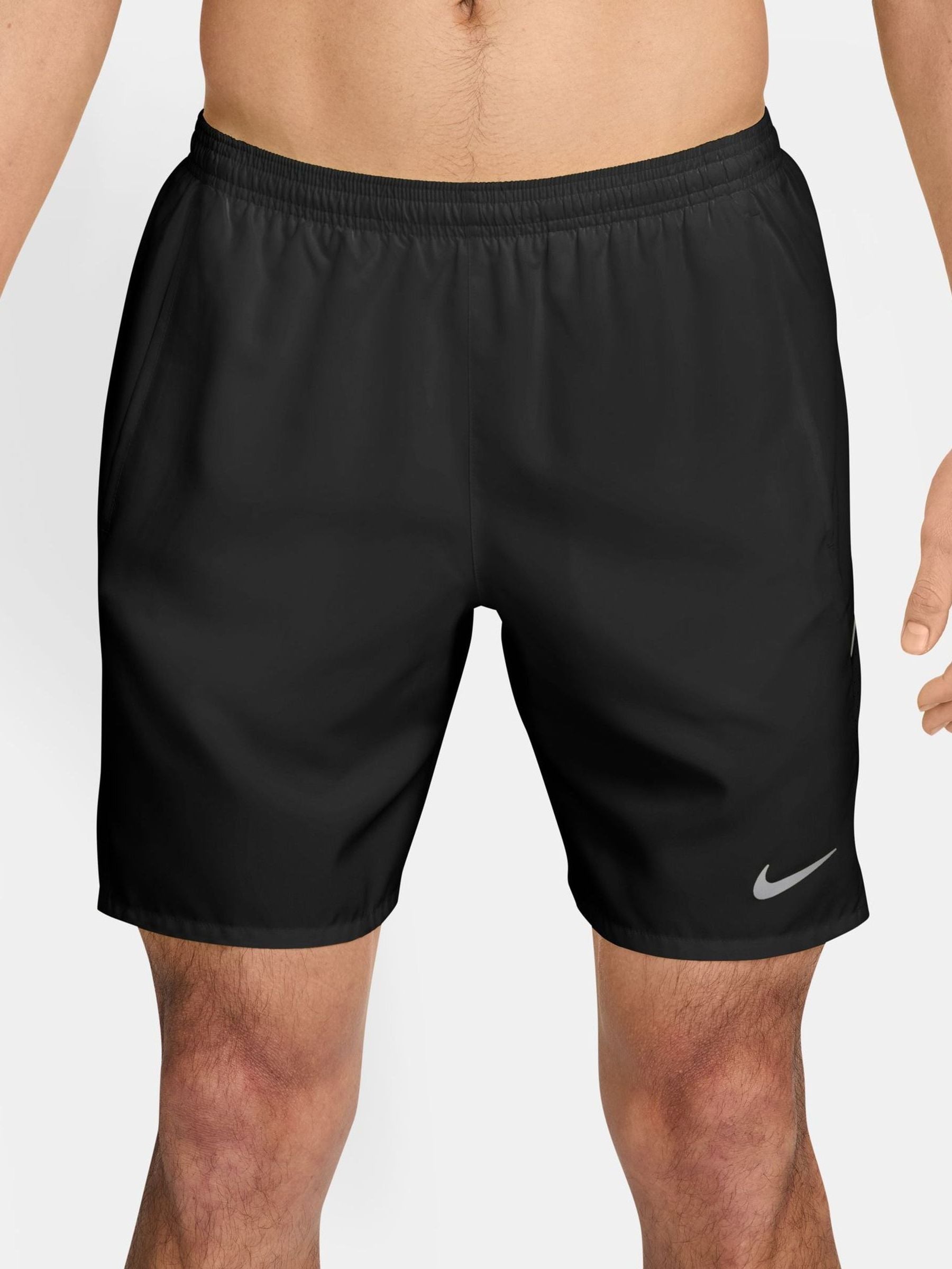 Nike Uomo Nero 7 Inch Miler Dri-Fit 7 Inch Brief Lined Running Shorts