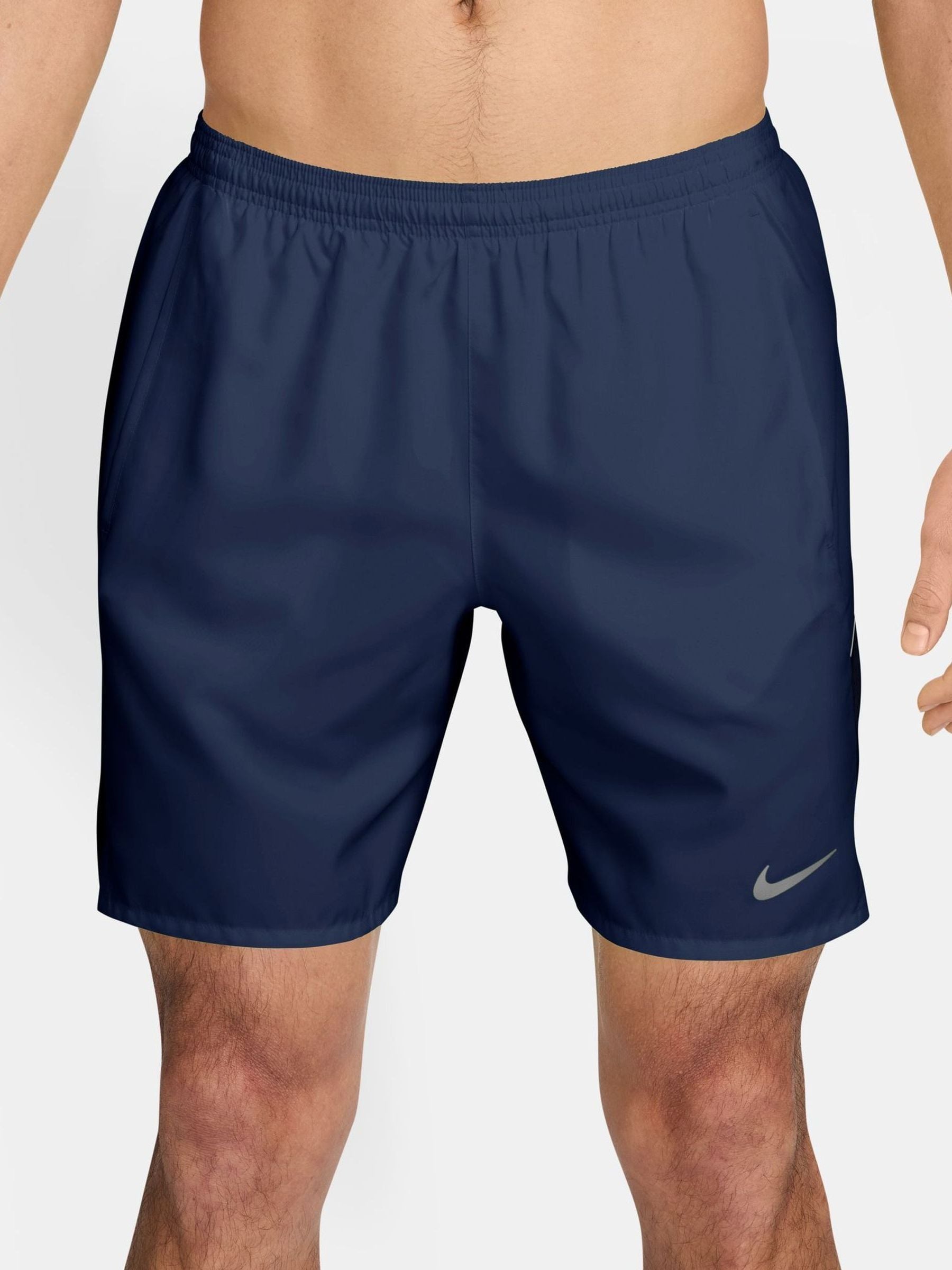 Nike Mužský Midnight Navy 7 Inch Miler Dri-Fit 7 Inch Brief Lined Running Shorts