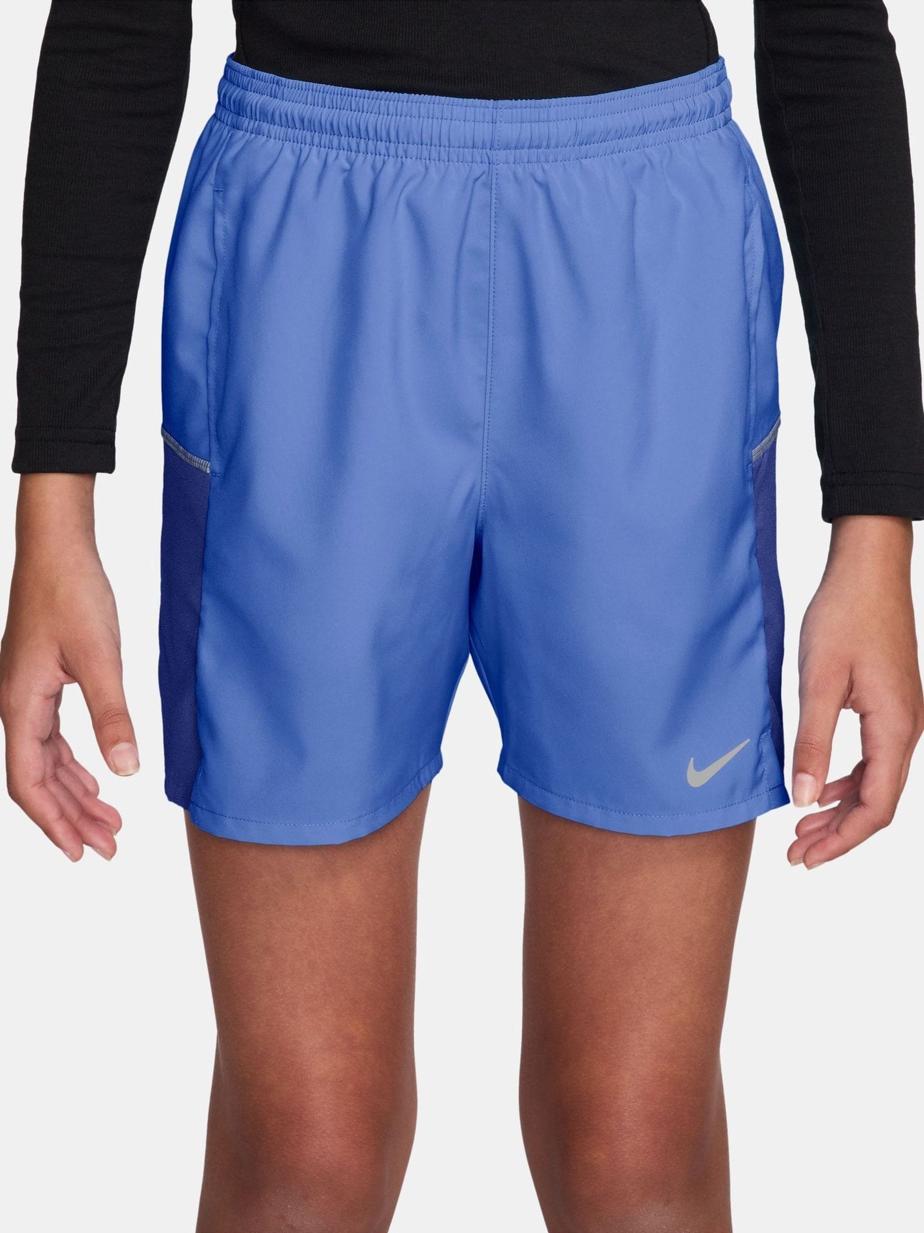 Nike Pojkar Royal Pulse Blå Miler Dri-Fit Träningsshorts
