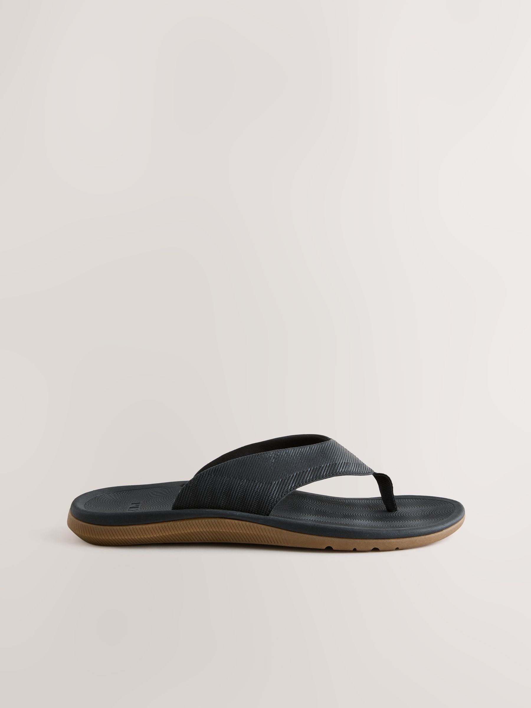 Next Black Flip Flops
