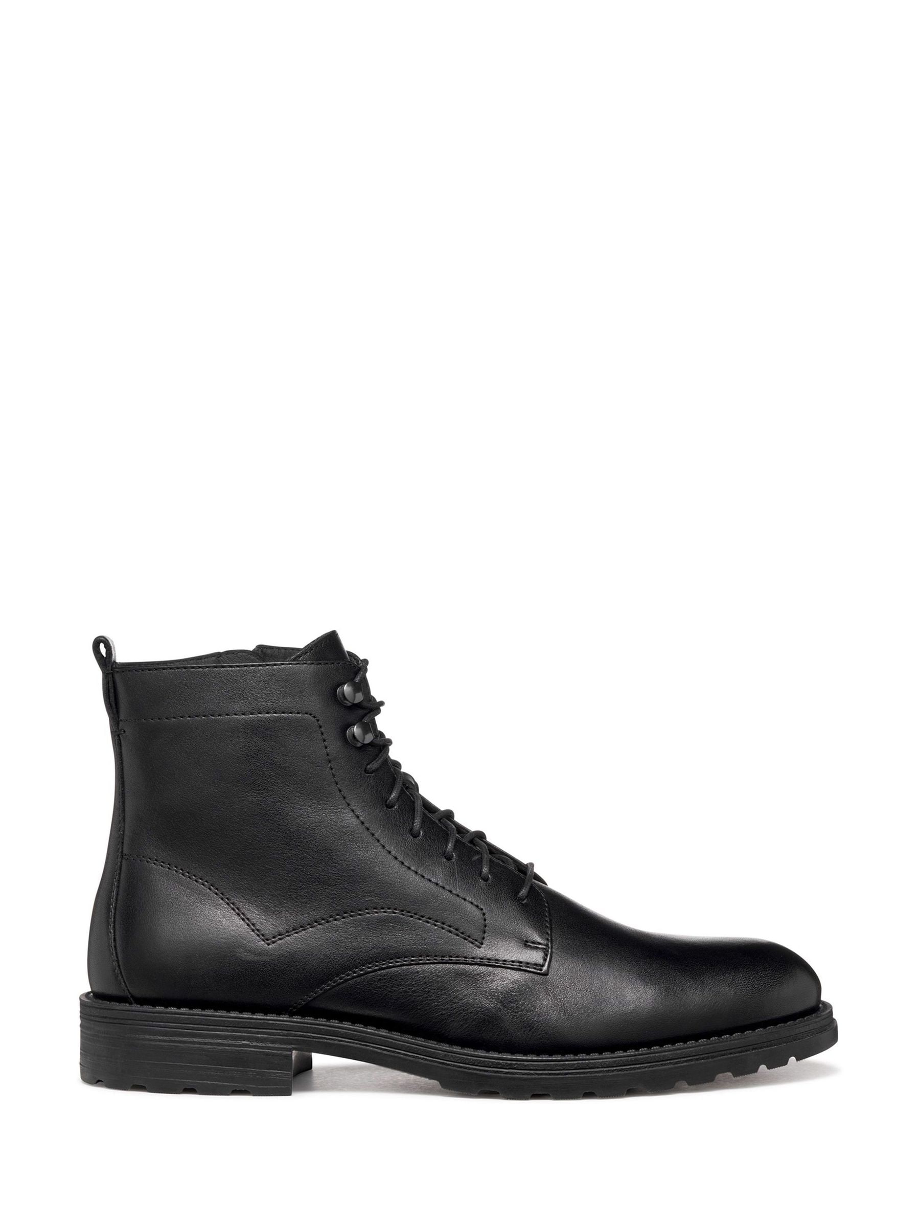 Geox Black Redclif Ankle Boots