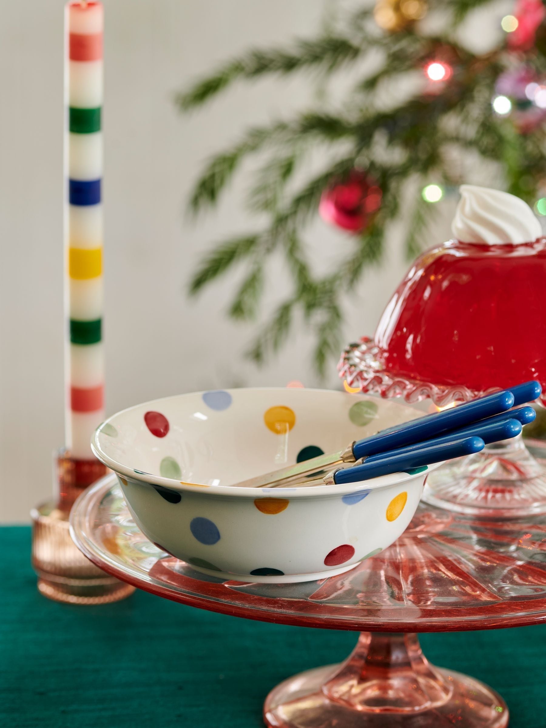 Emma Bridgewater Cream Polka Dot Cereal Bowl
