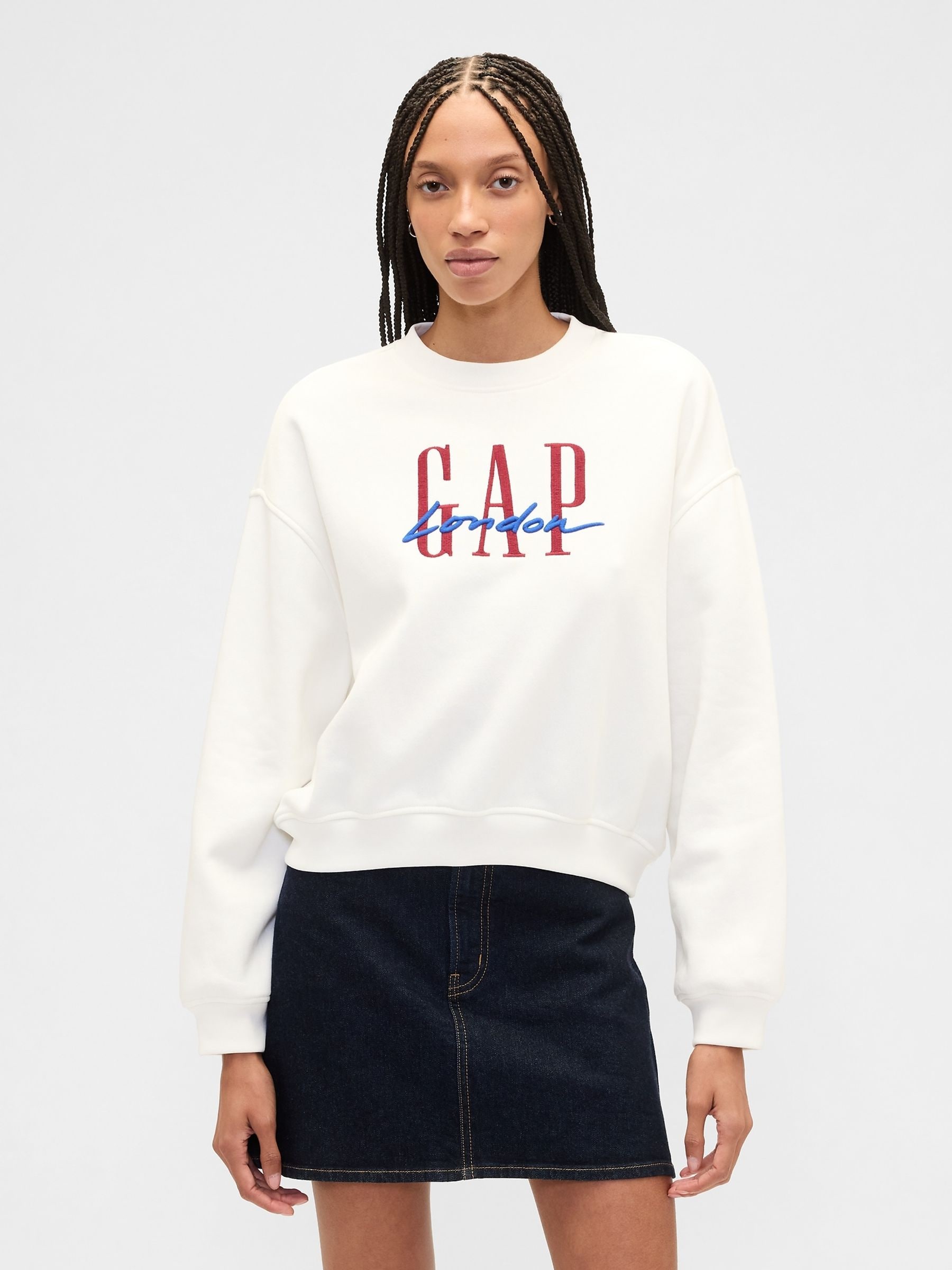 Gap White London Logo Sweatshirt