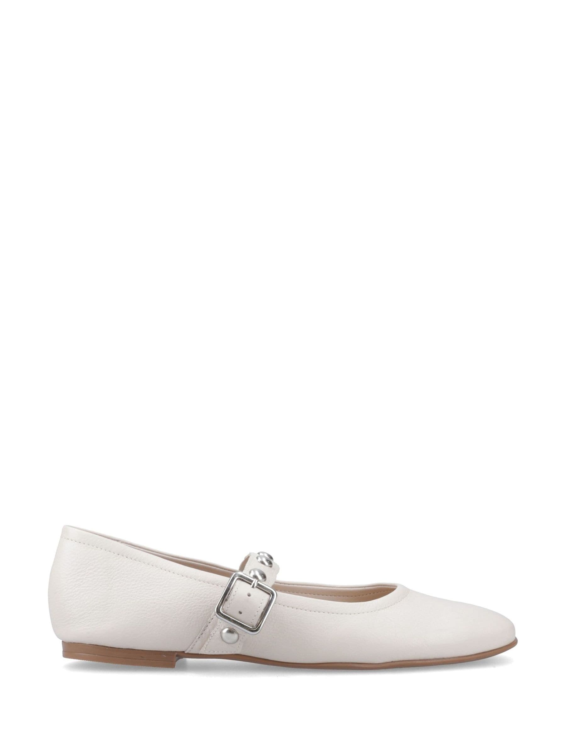 Hush Puppies Damen Cream Charlene Stud Ballerina Shoes