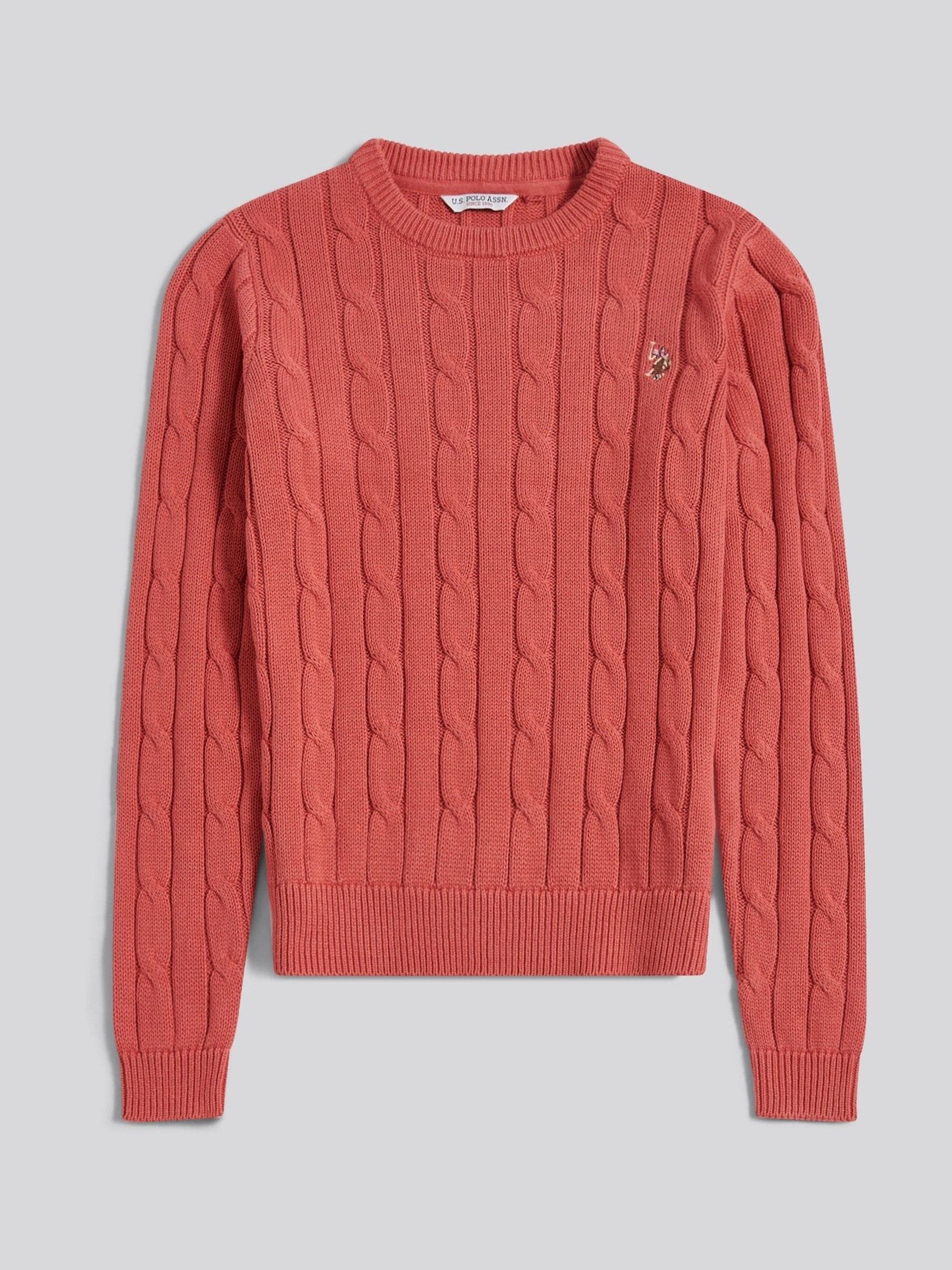 U.S. Polo Assn - Pull en maille - Femme - Col Rond - Coton