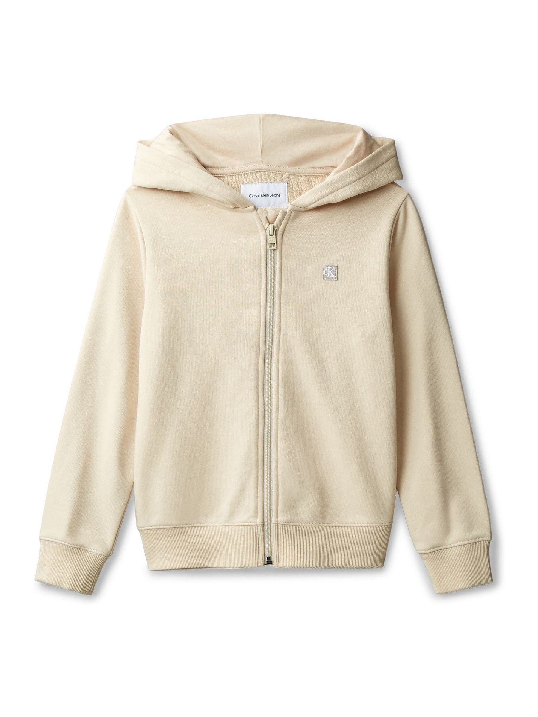 Calvin Klein Natural Oversized Hoodie Fleece