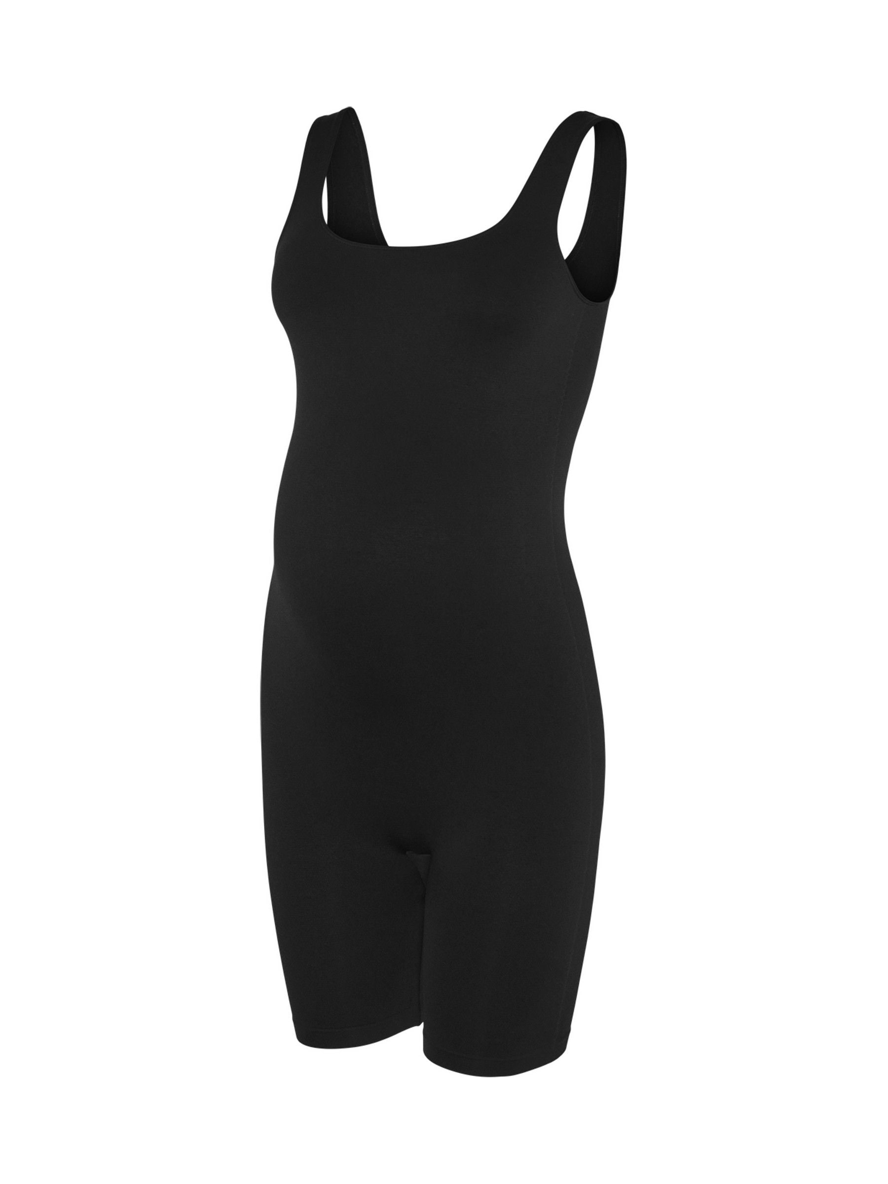 Mamalicious Black Maternity Sleeveless Seamless Playsuit