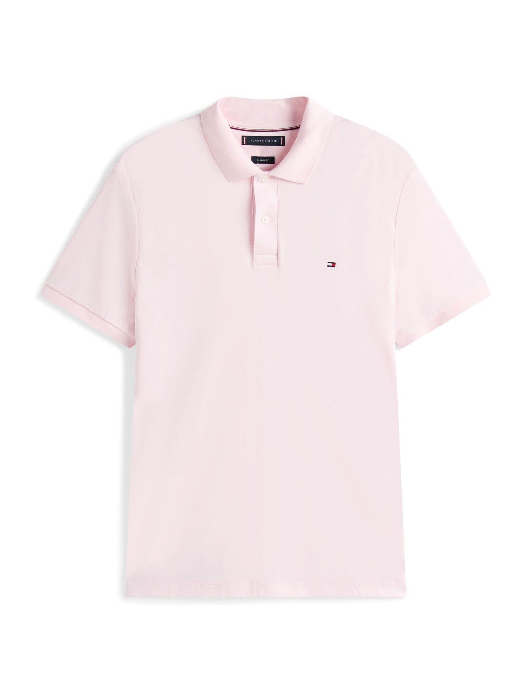 Tommy Hilfiger Herren Rosa Poloshirt In Normaler Passform - Bild 4