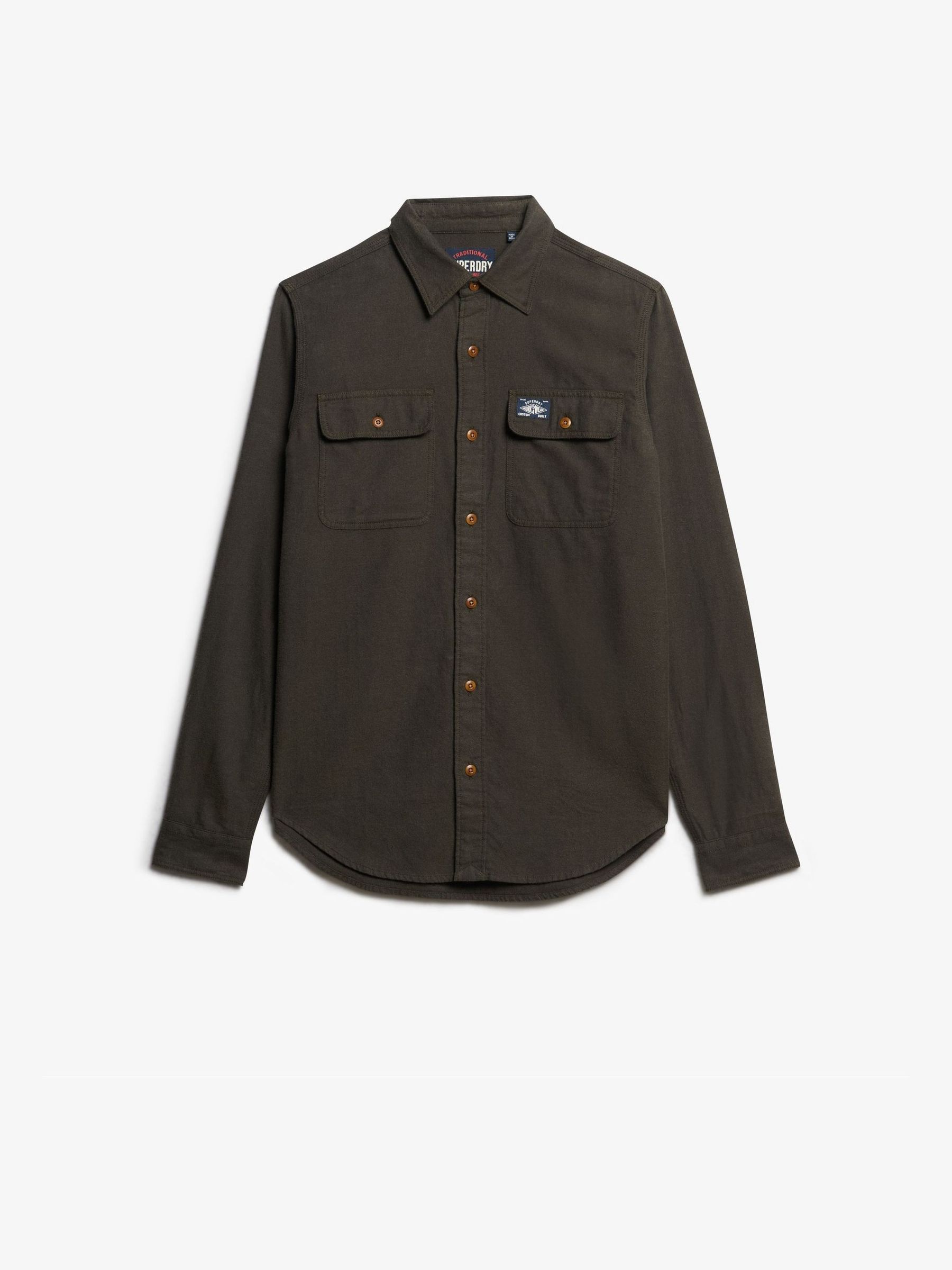 Superdry Herren Grün Flannel-Hemd Trailsman - Bild 3