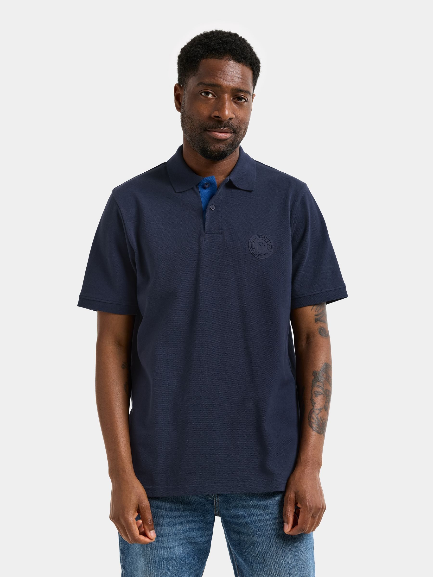 Didriksons Mužský Modrá Axel Polo Shirt