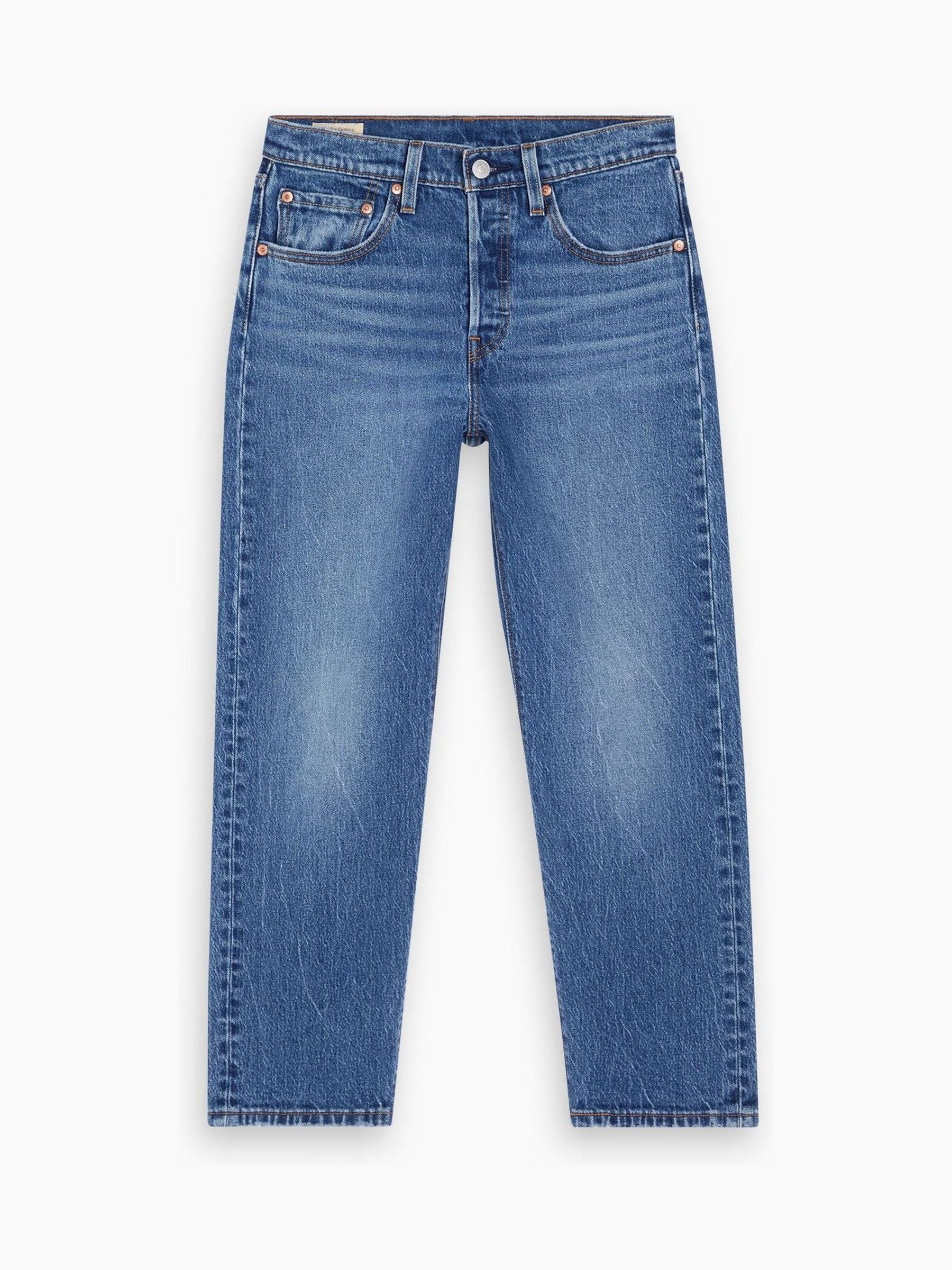 Levi's Levi's Blue 501 Crop Stretch Denim Jeans