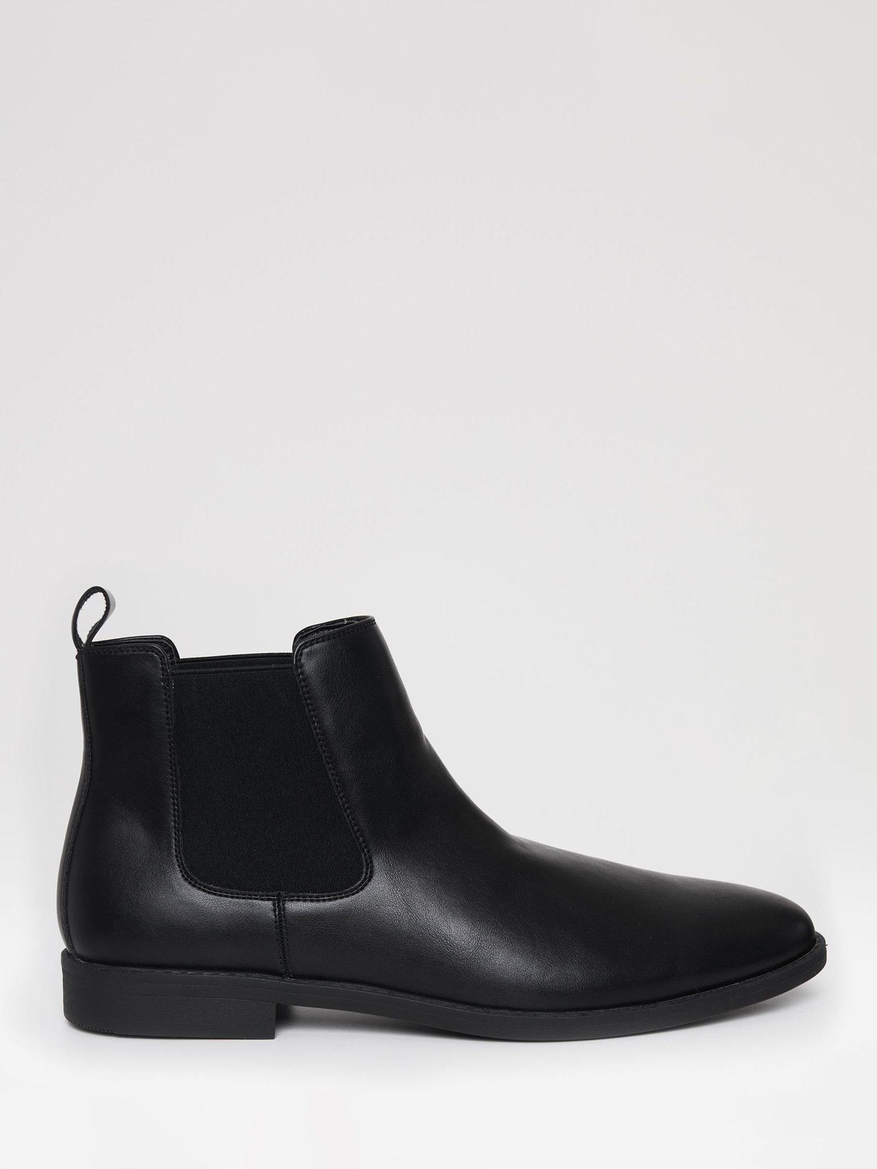 Next - Threadbare Black Chelsea Boots