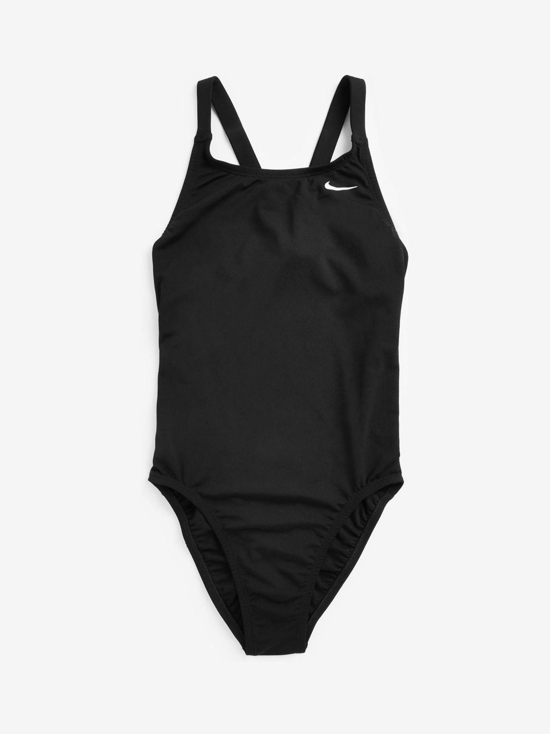 Nike Schwarz Hydrastrong Badeanzug Mit Verschluss Hinten
