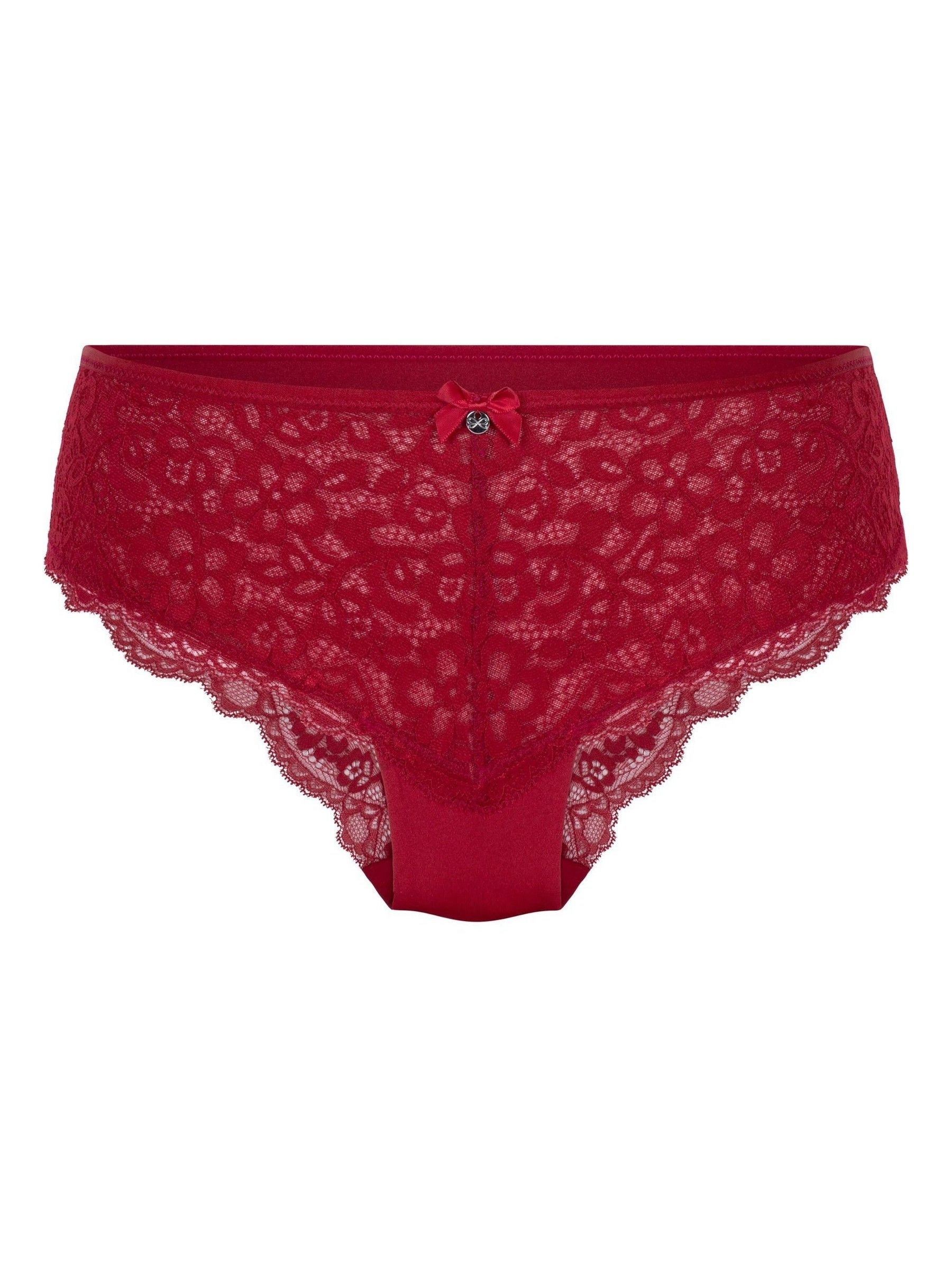Hunkemoller Damen Rot Hunkemöller – Marine – Brazilian-Slip In - Bild 4