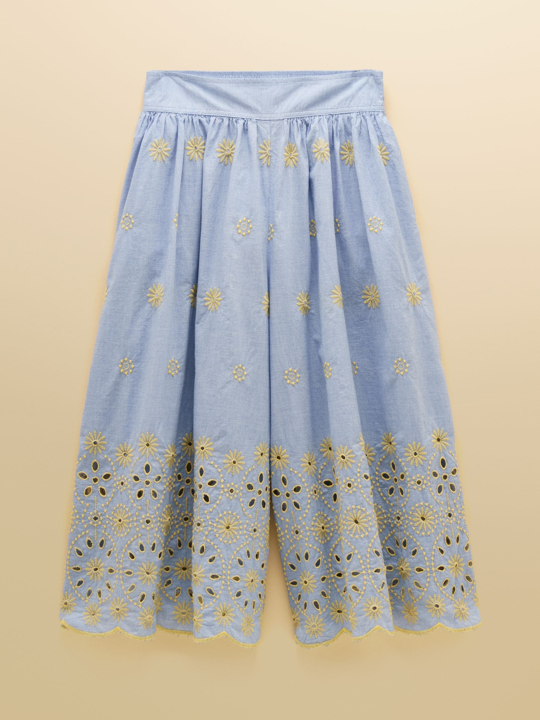Joules Broderi Croppade Vida Ben Culottes