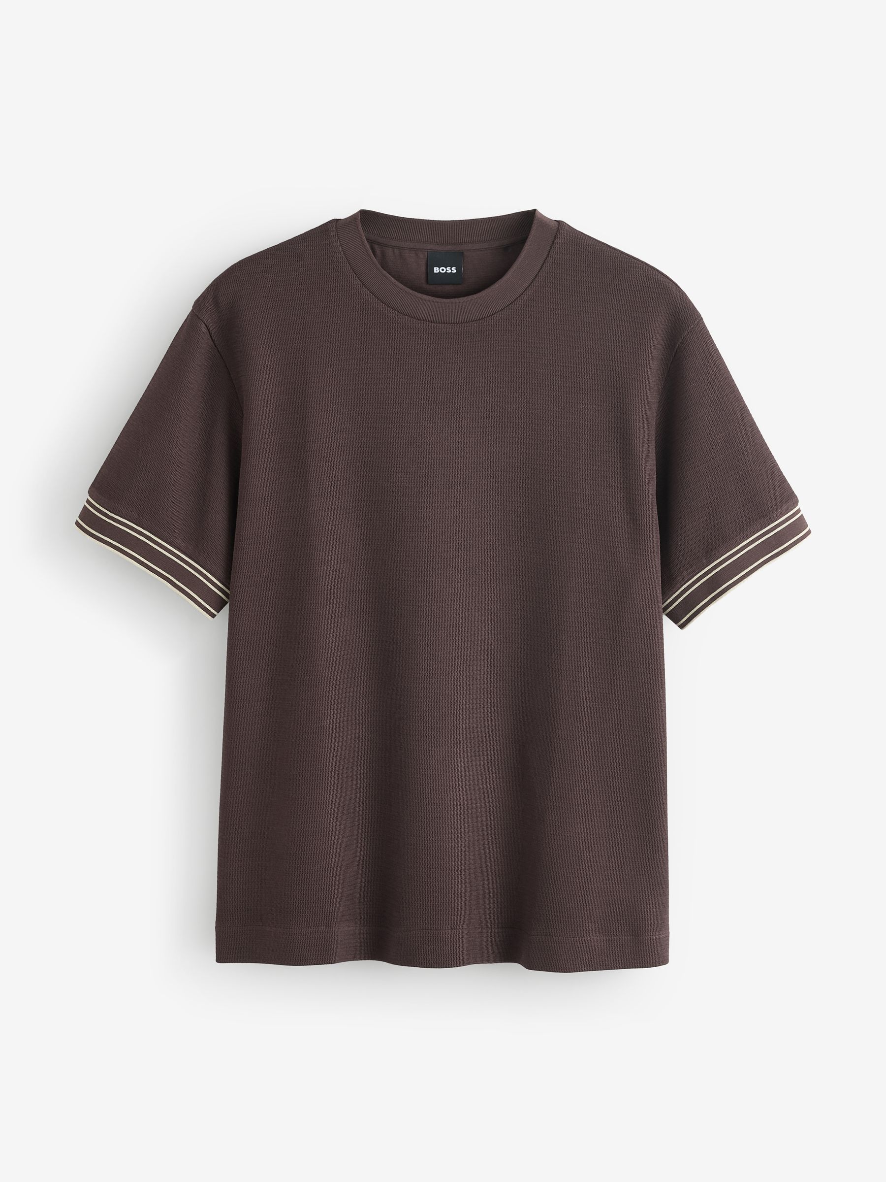 Boss Brown Regular Fit Logo T-Shirt