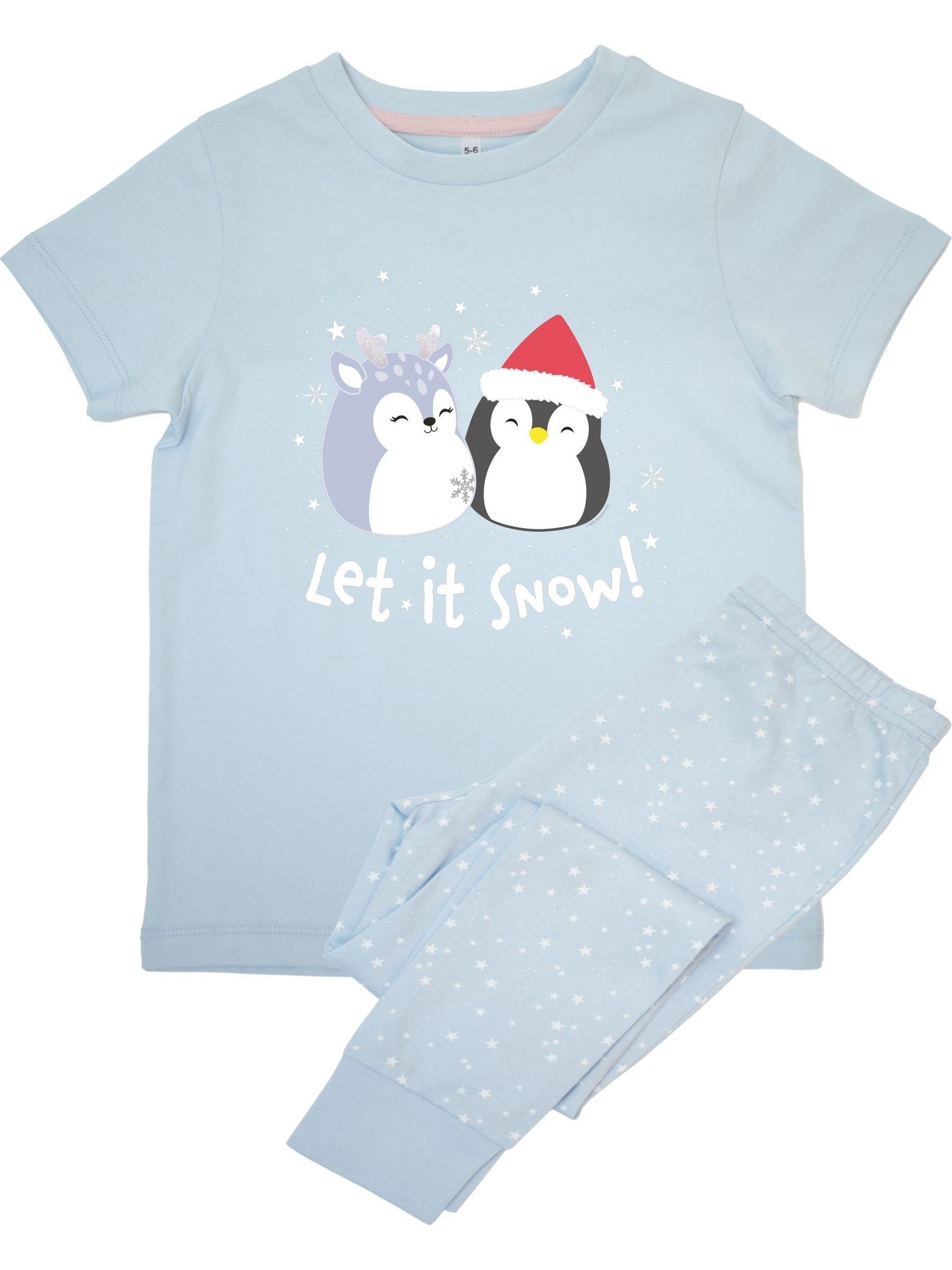 Brands In Blue Squishmallows Let It Snow Christmas Pyjamas
